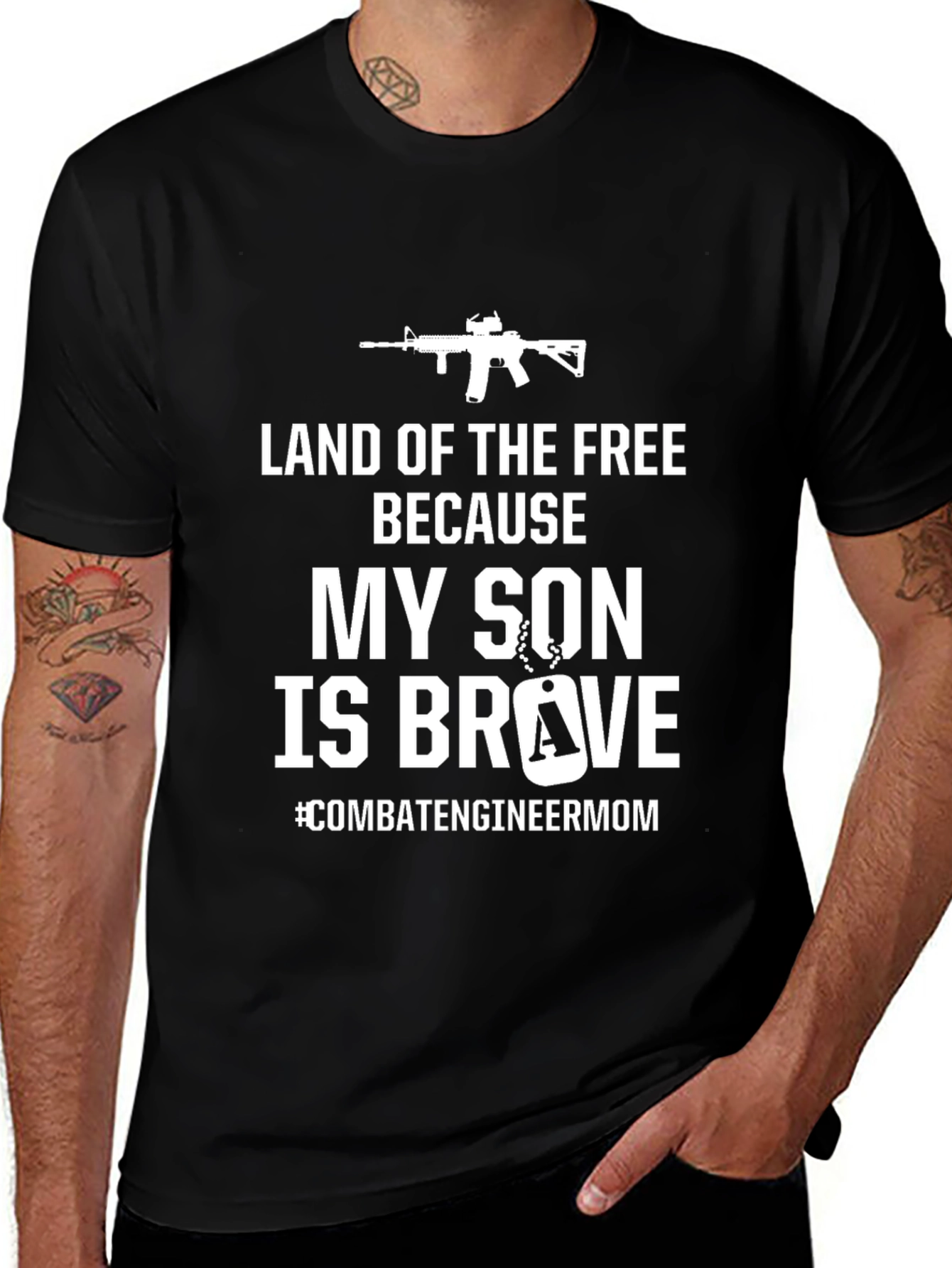 Land of the Free My Son is Brave T-Shirt
