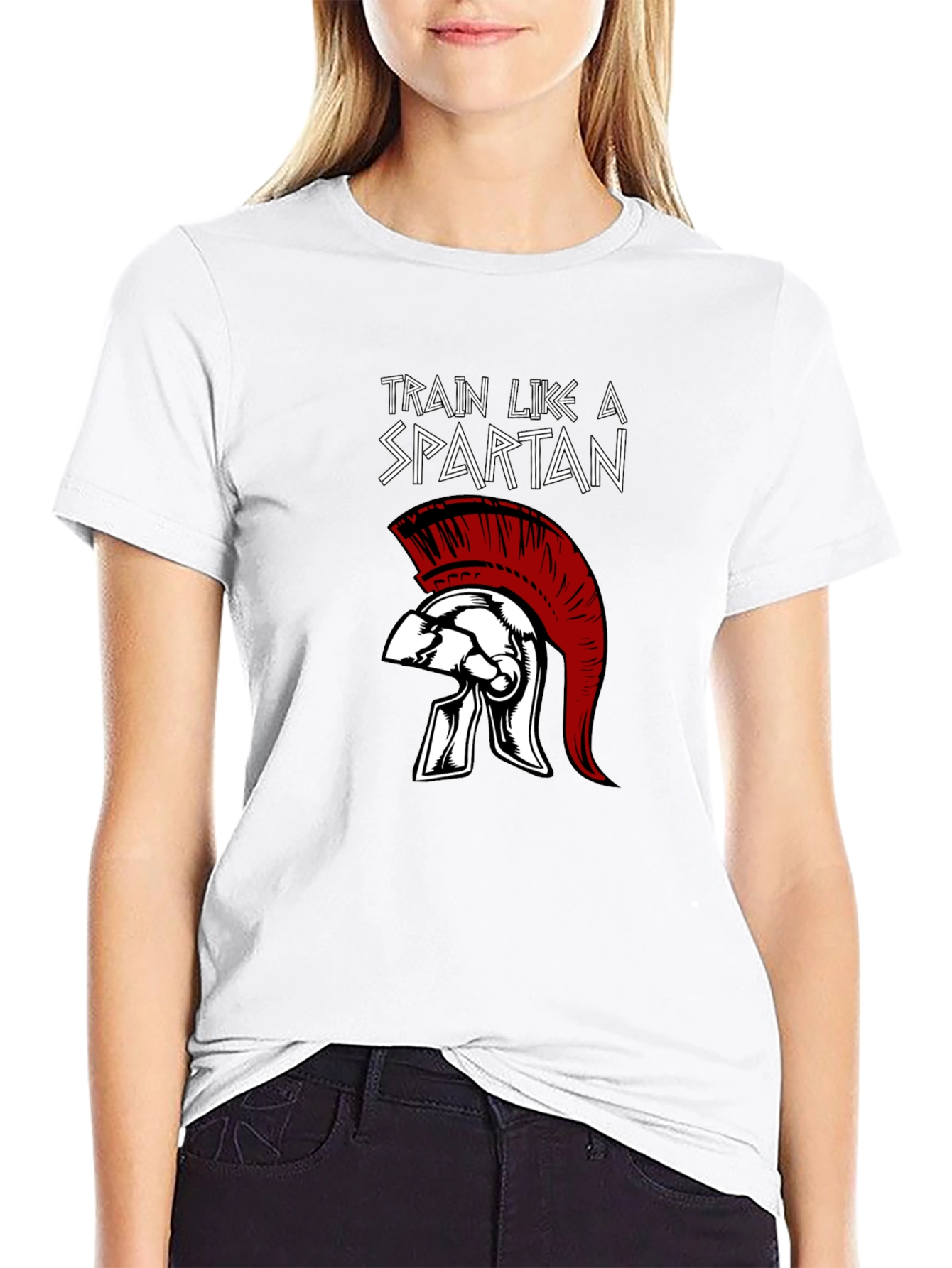 Train Like a Spartan Graphic Tee