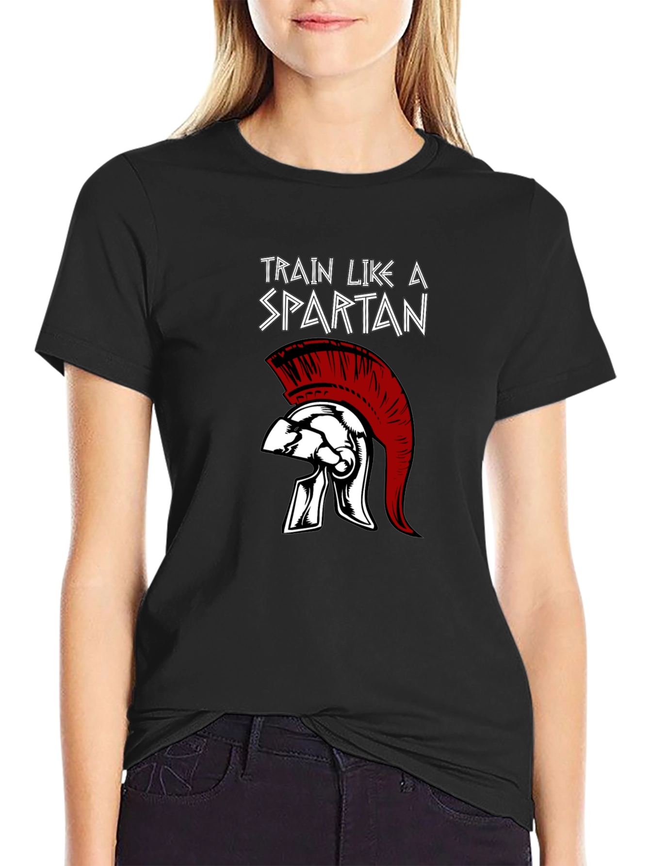 Train Like a Spartan Graphic Tee
