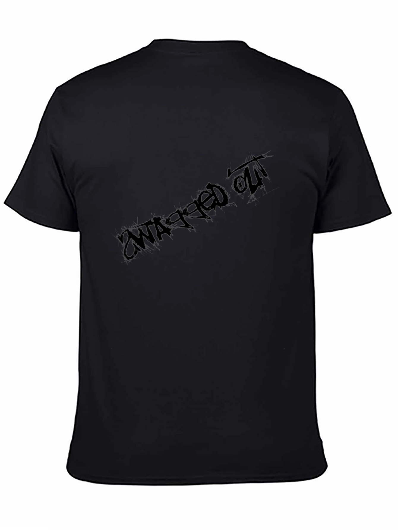 Swagged Out Black Graphic Tee - Casual Style