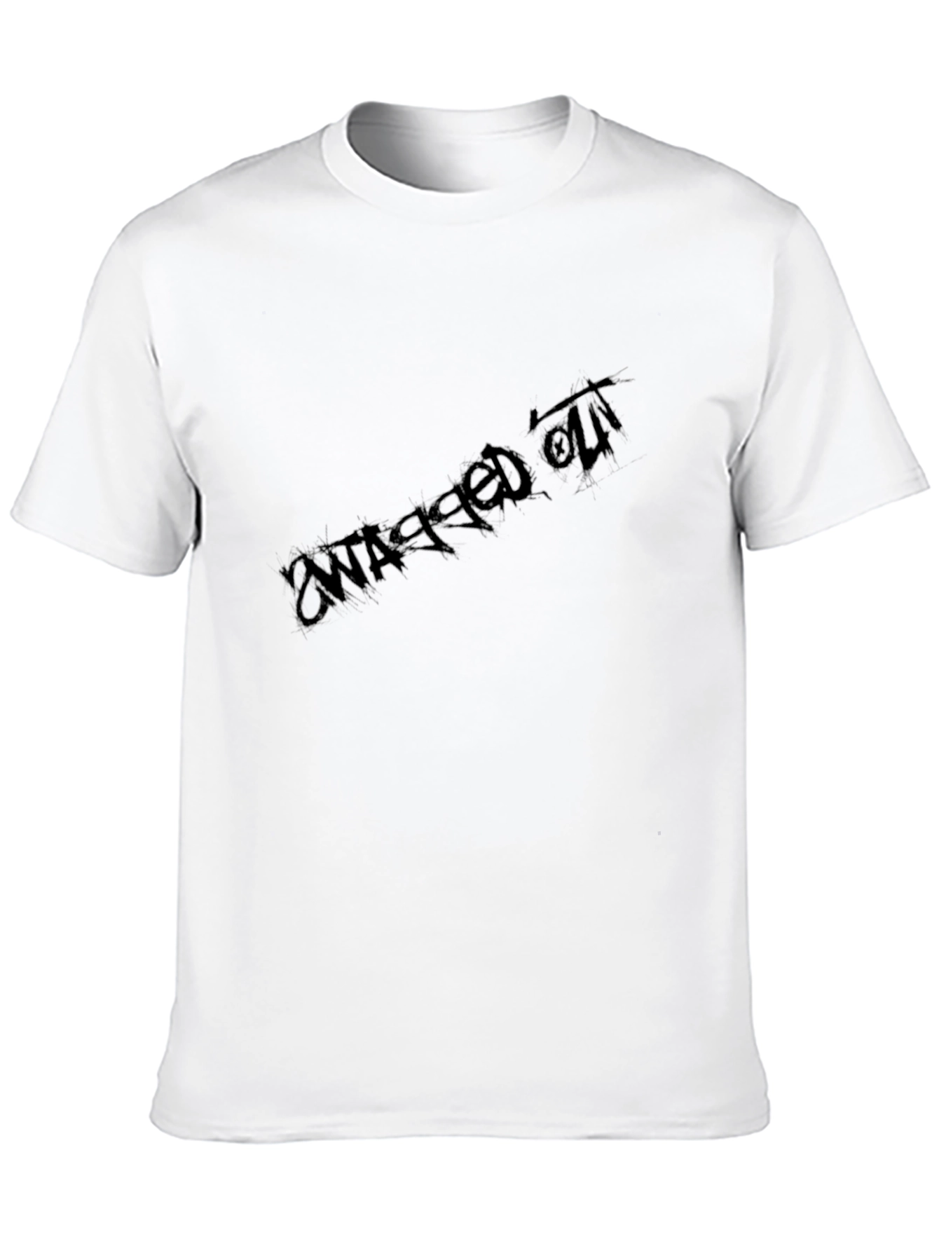 Swagged Out Black Graphic Tee - Casual Style