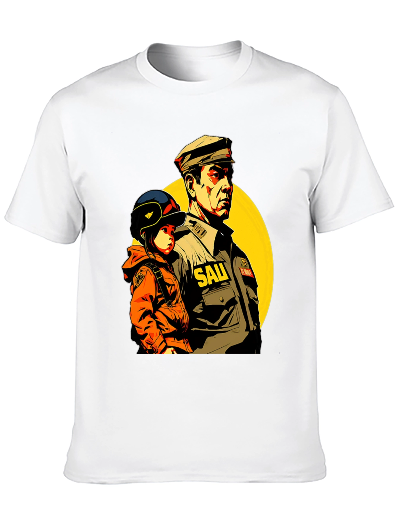 SAU Graphic Tee - Black Cotton Blend