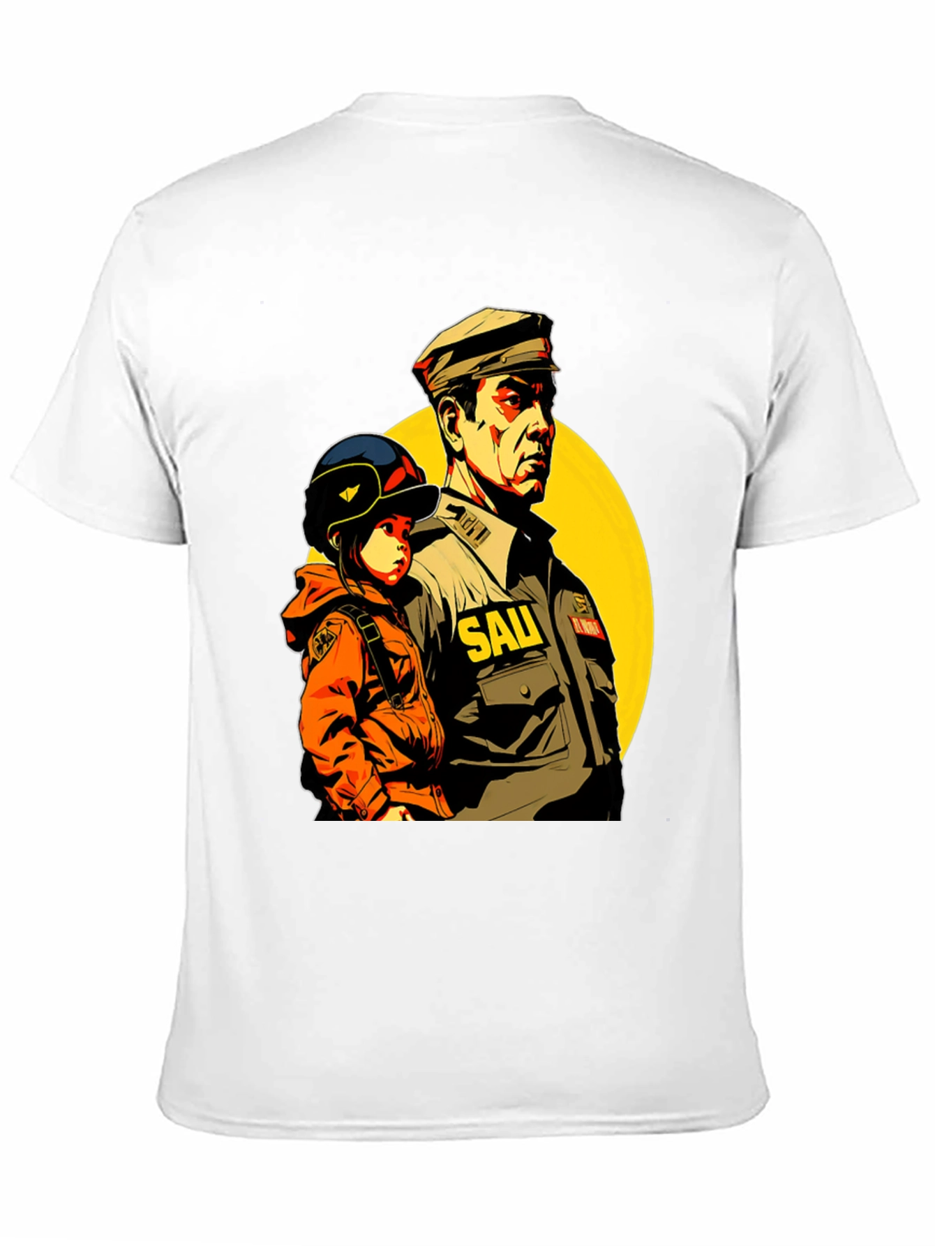 SAU Graphic Tee - Black Cotton Blend