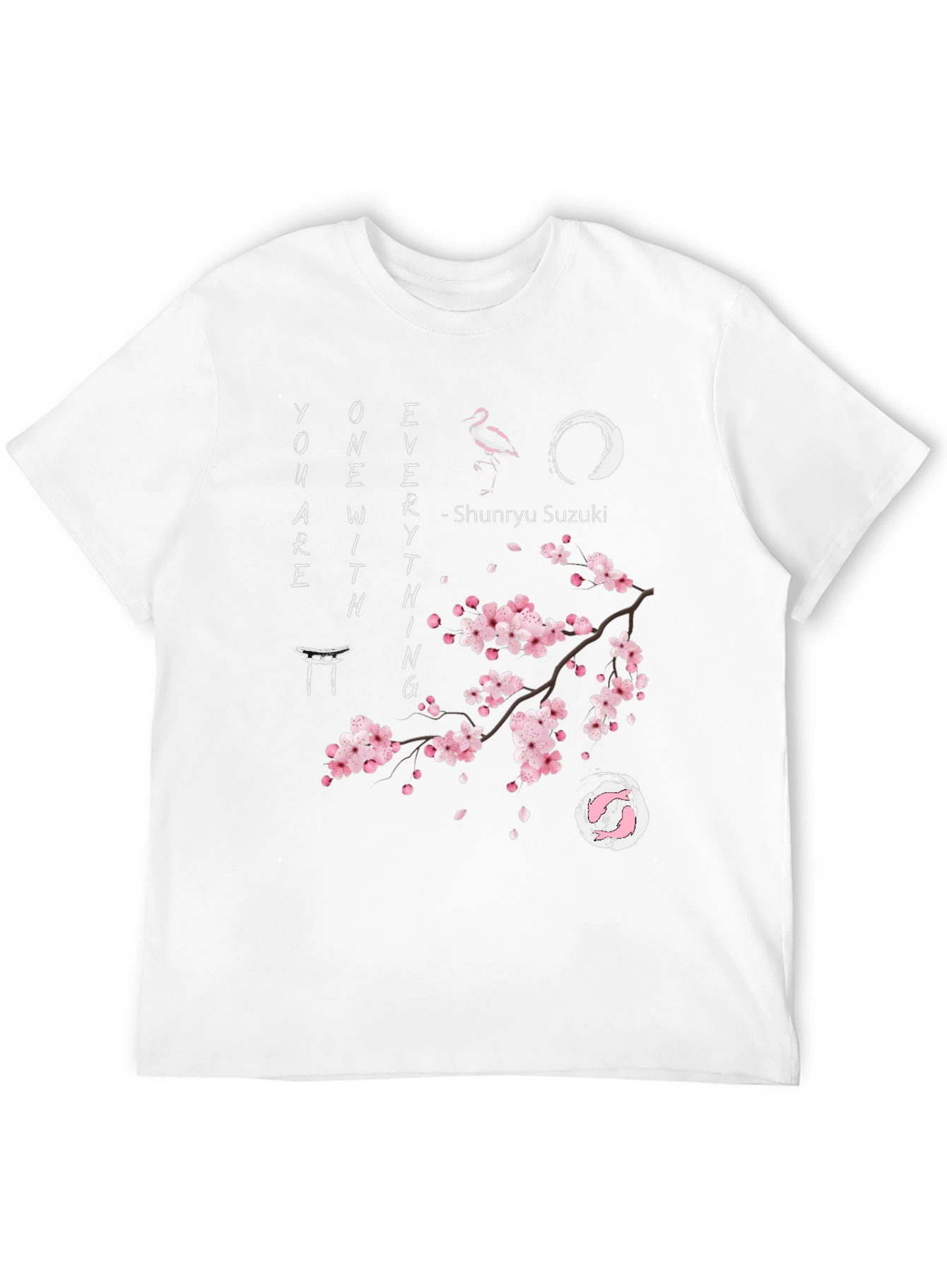 Zen Cherry Blossom Graphic Tee