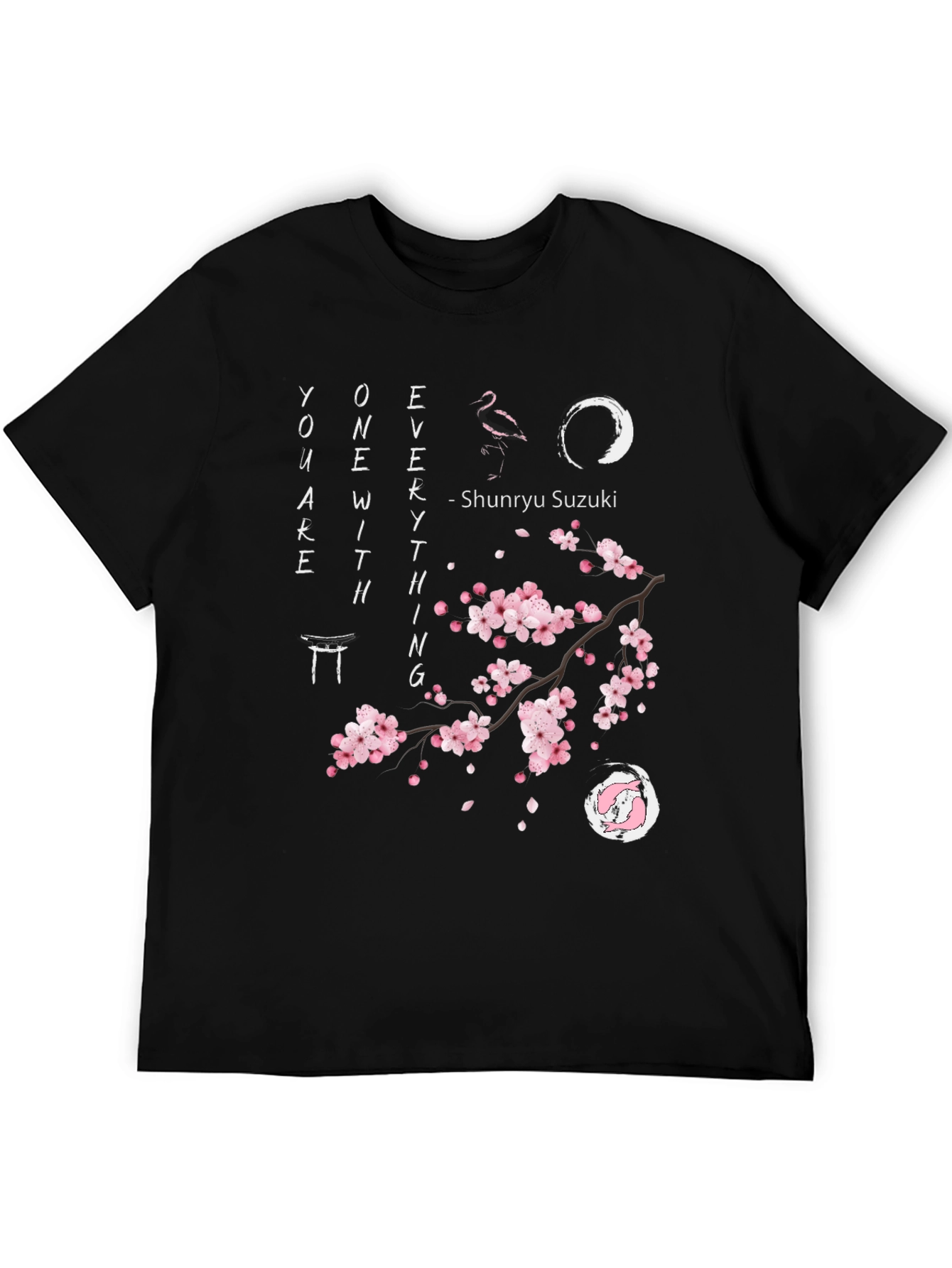 Zen Cherry Blossom Graphic Tee