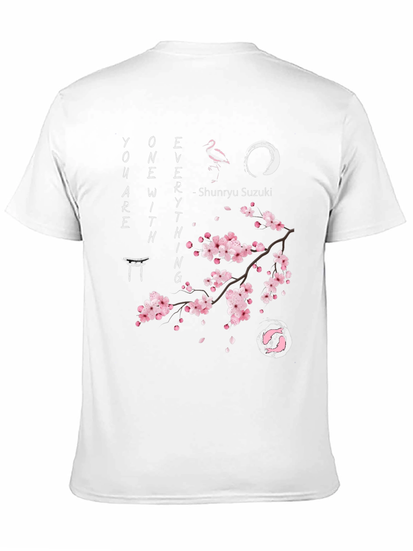 Zen Cherry Blossom Graphic Tee
