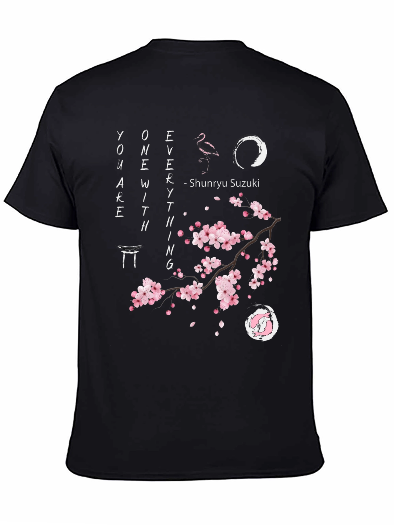 Zen Cherry Blossom Graphic Tee