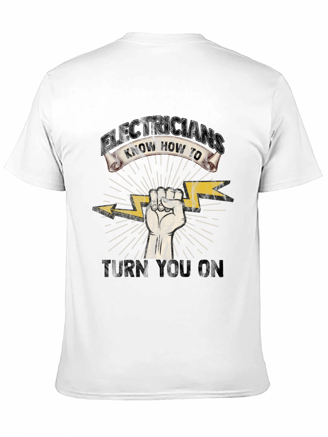 Electricians Know How To Turn You On Black T-Shirt