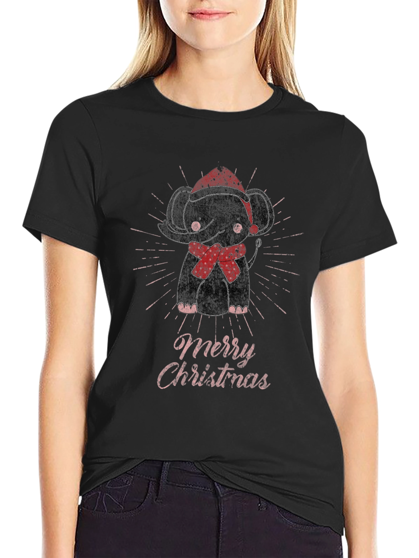 Christmas Elephant T-Shirt