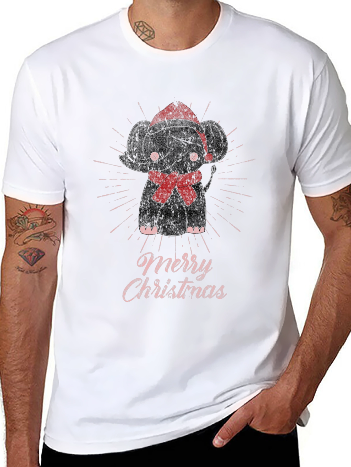 Christmas Elephant T-Shirt
