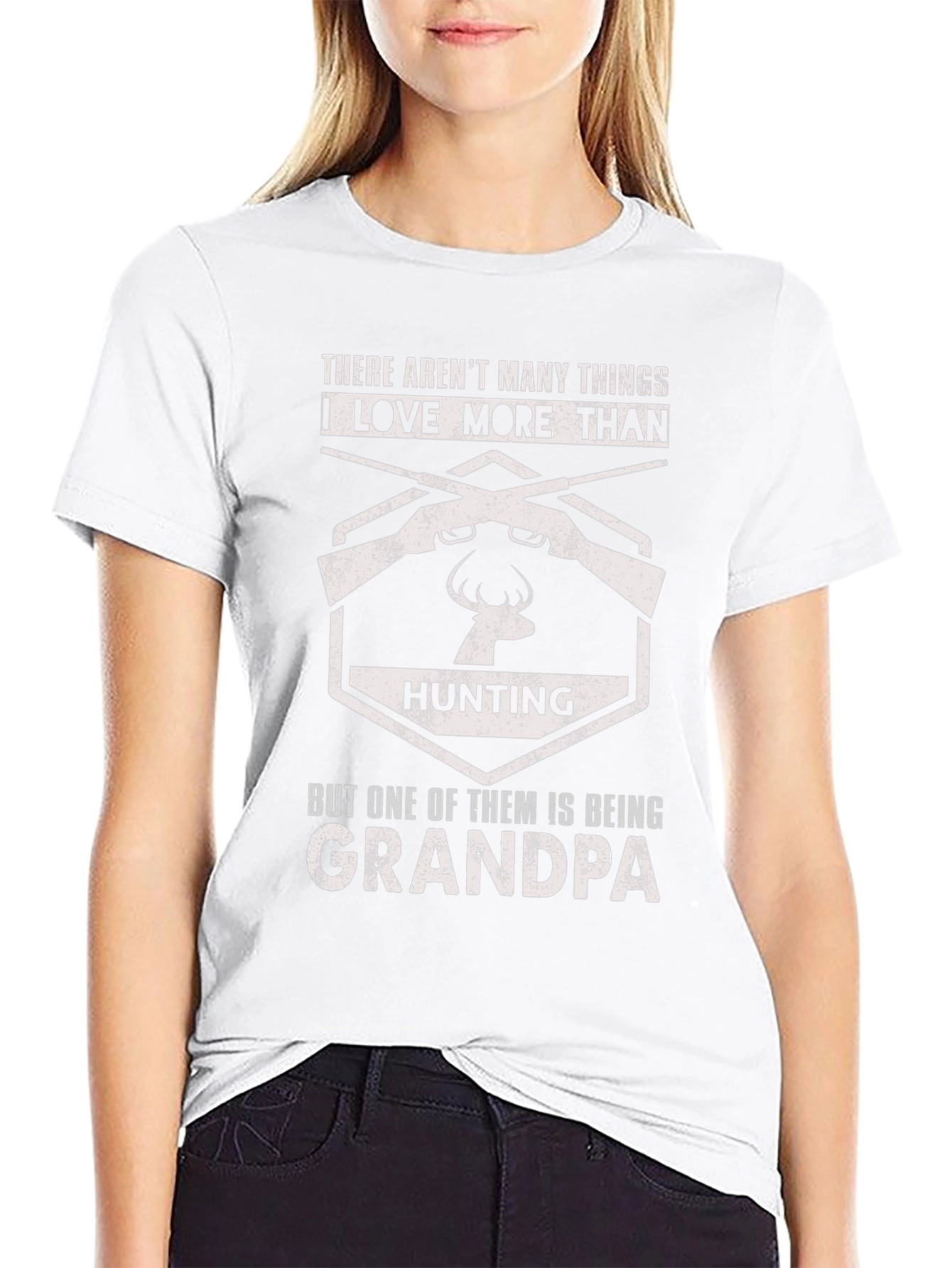 Hunting Grandpa T-Shirt - Mens Black Tee