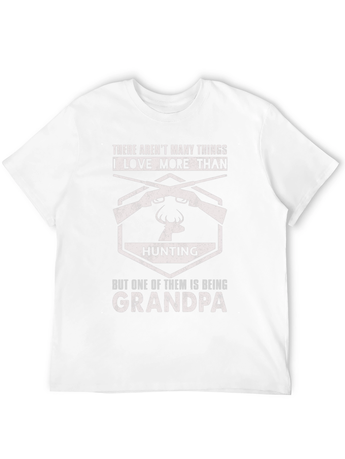 Hunting Grandpa T-Shirt - Mens Black Tee