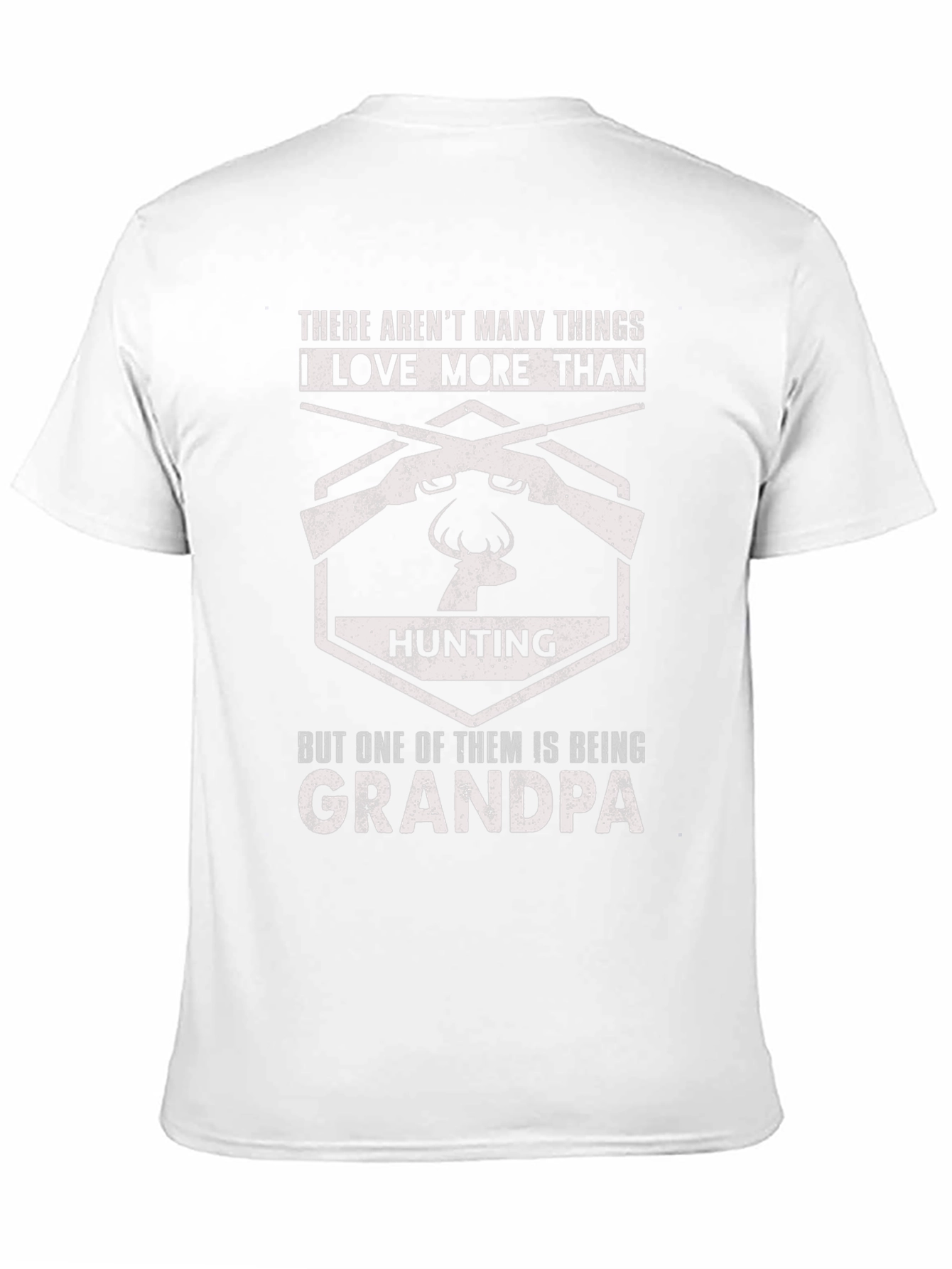 Hunting Grandpa T-Shirt - Mens Black Tee