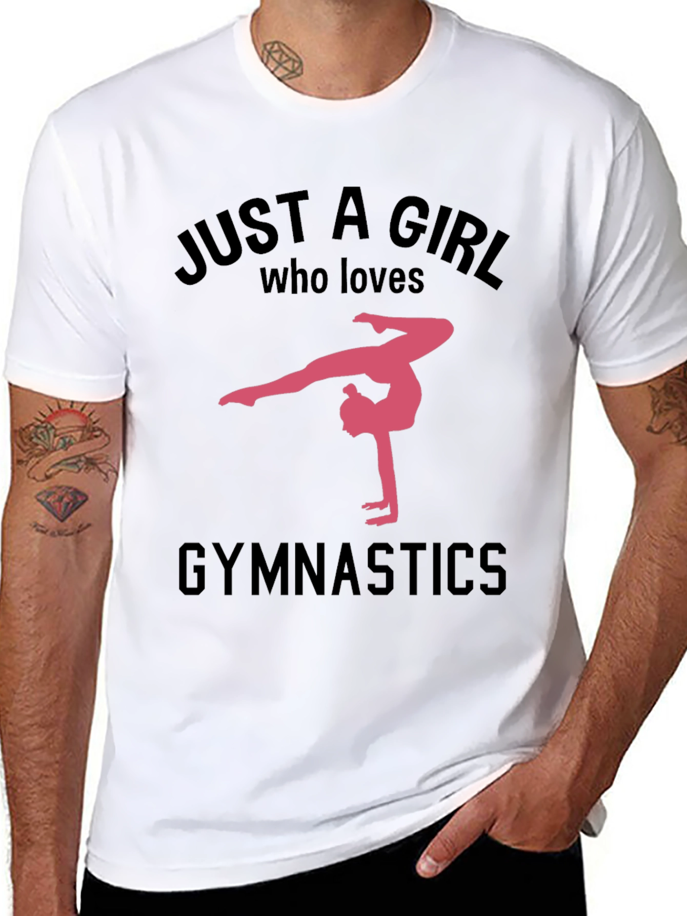 Just A Girl Who Loves Gymnastics T-Shirt