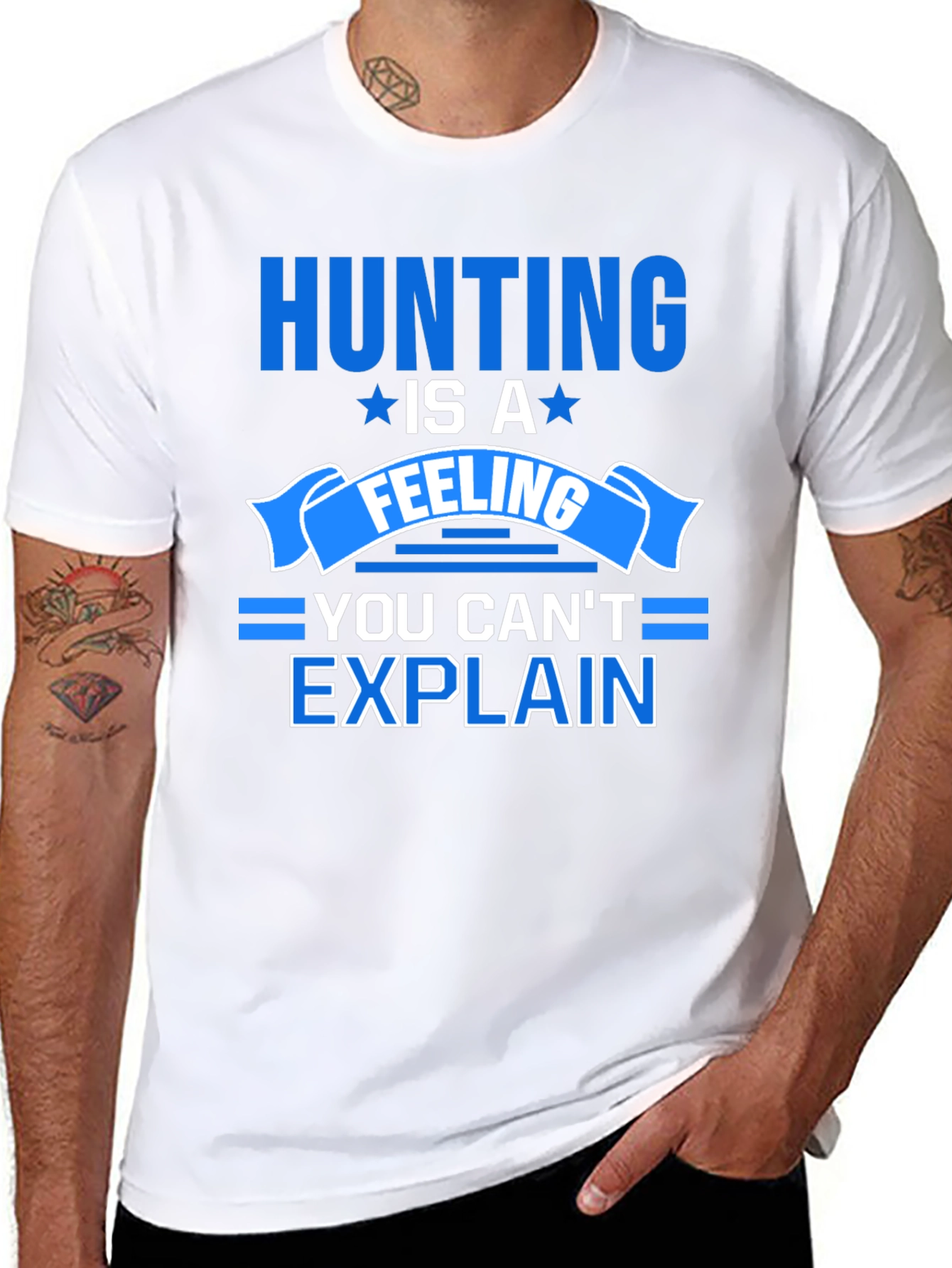 Hunting Is A Feeling Mens T-Shirt