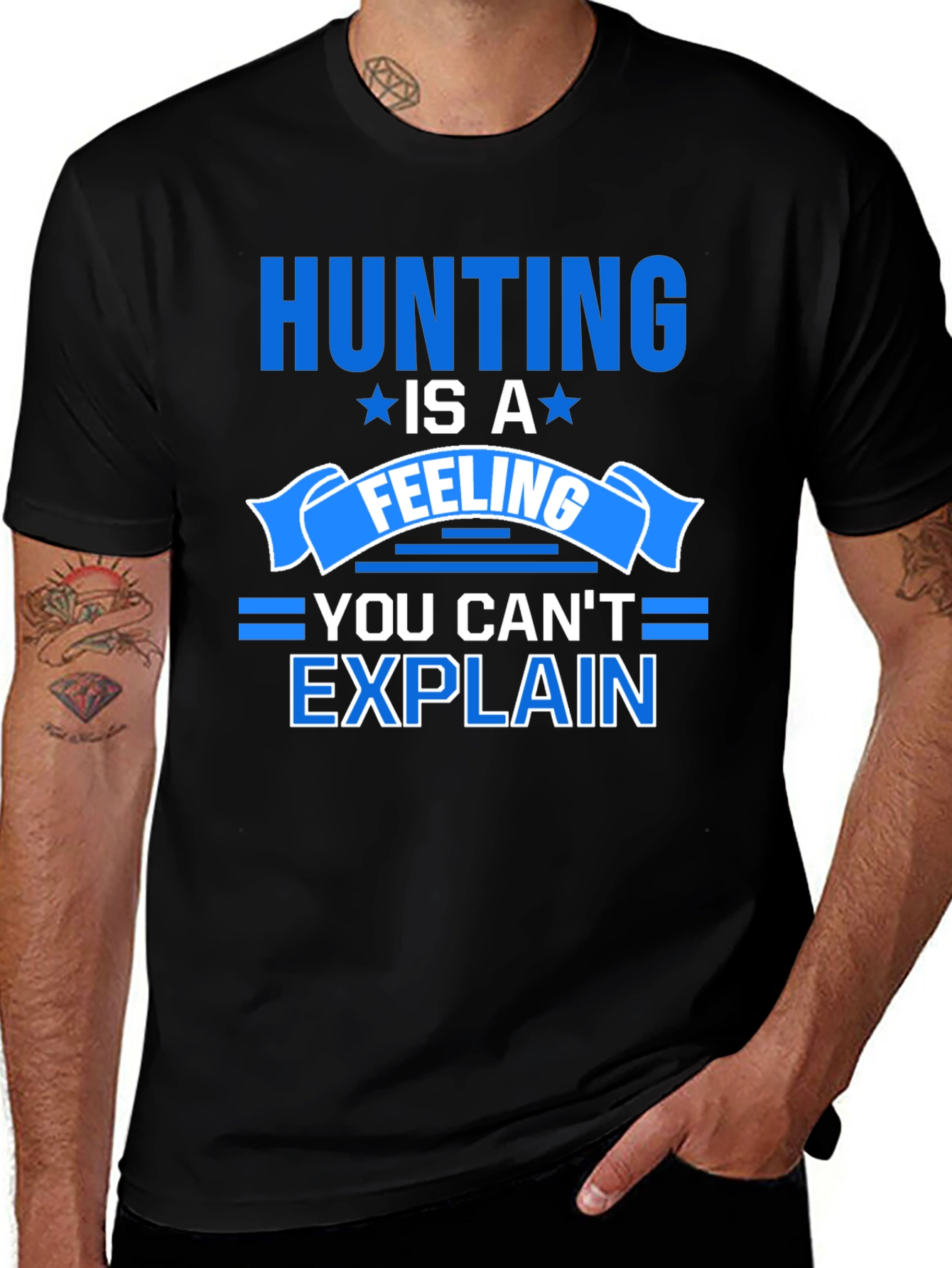 Hunting Is A Feeling Mens T-Shirt