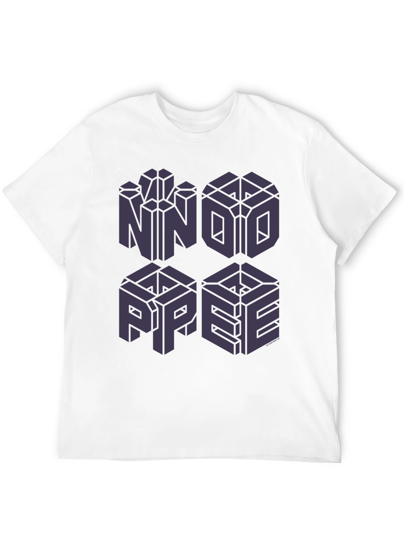 Optical Illusion Graphic Tee - No Hope