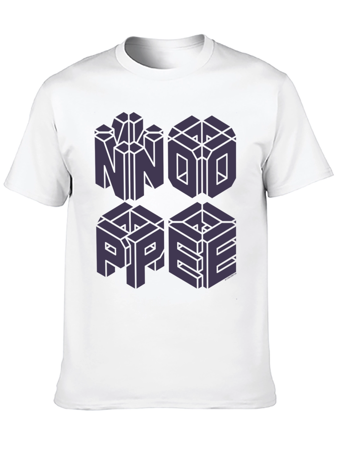 Optical Illusion Graphic Tee - No Hope