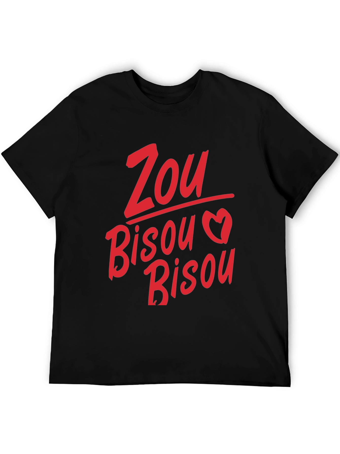Zou Bisou Heart Graphic Tee