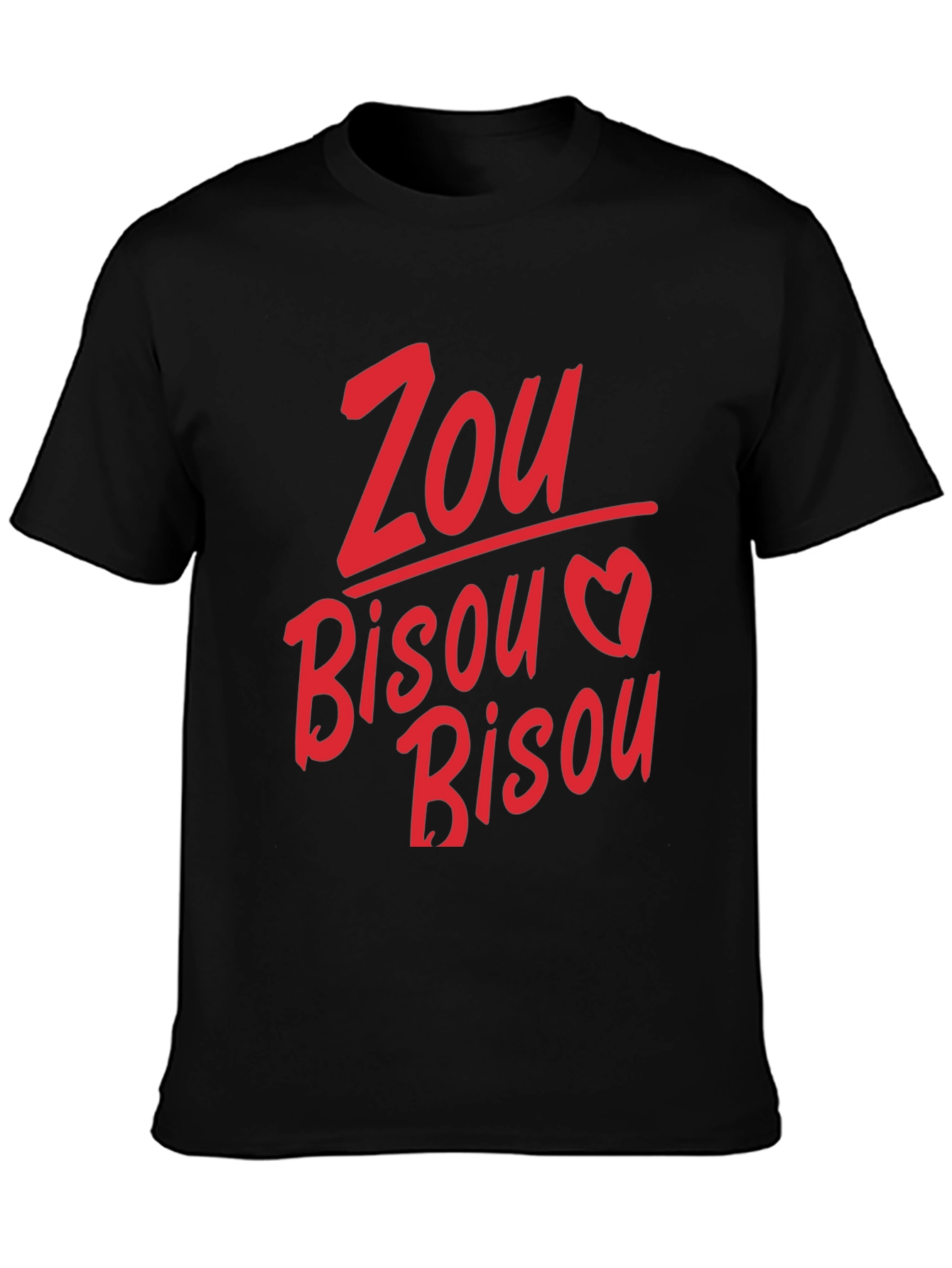 Zou Bisou Heart Graphic Tee