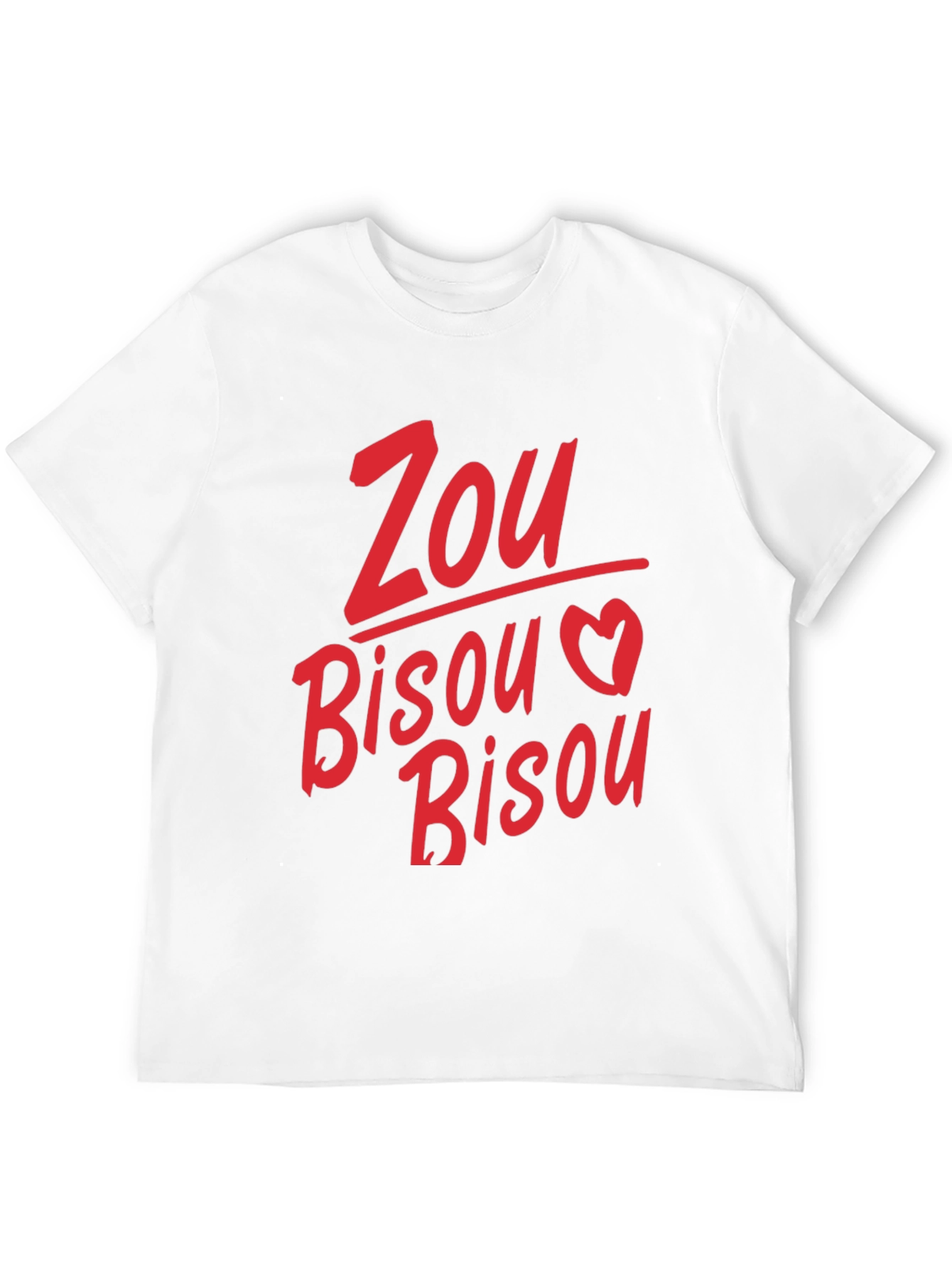 Zou Bisou Heart Graphic Tee