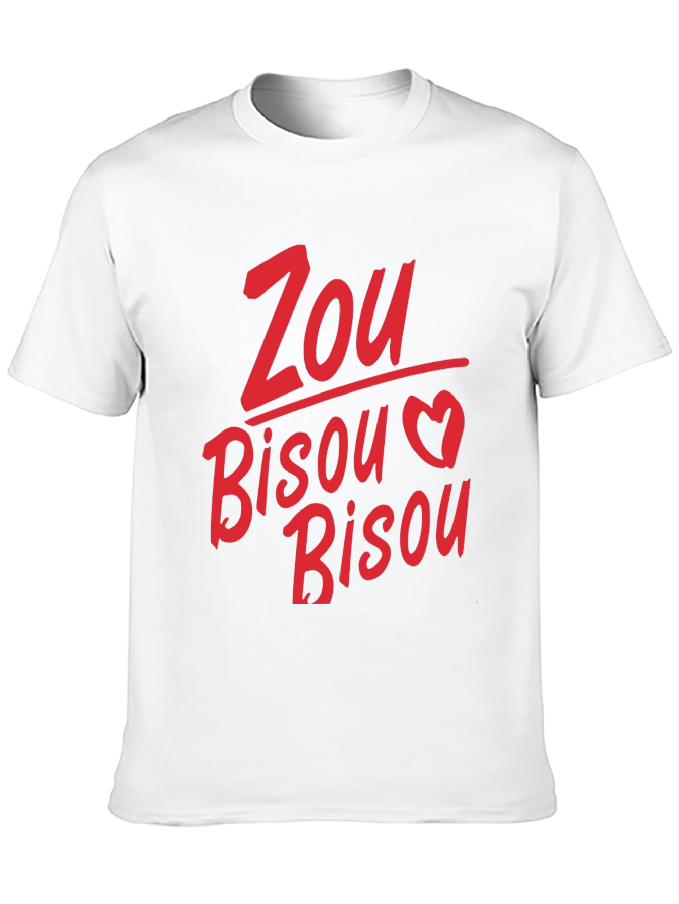 Zou Bisou Heart Graphic Tee