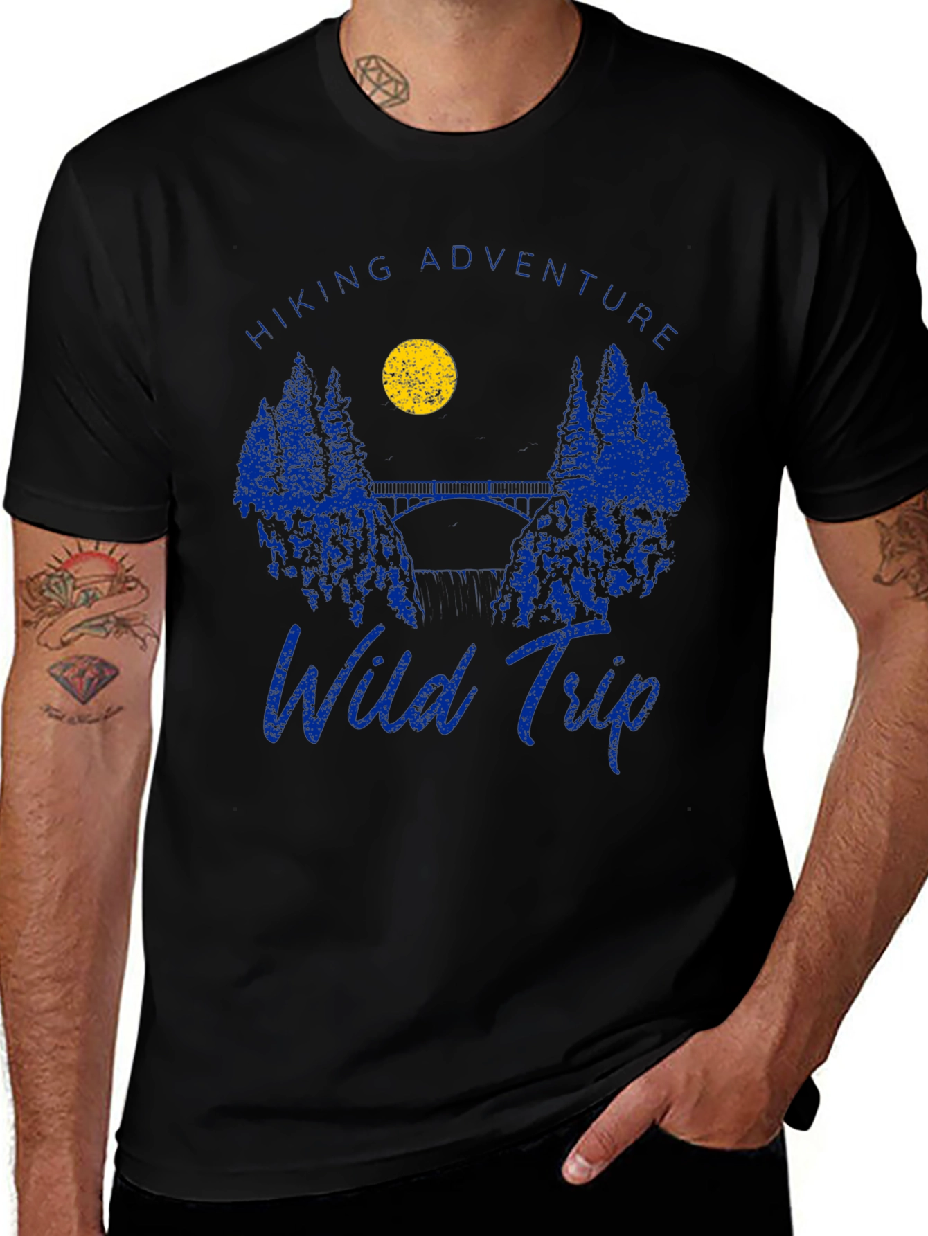 Hiking Adventure Wild Trip Graphic Tee