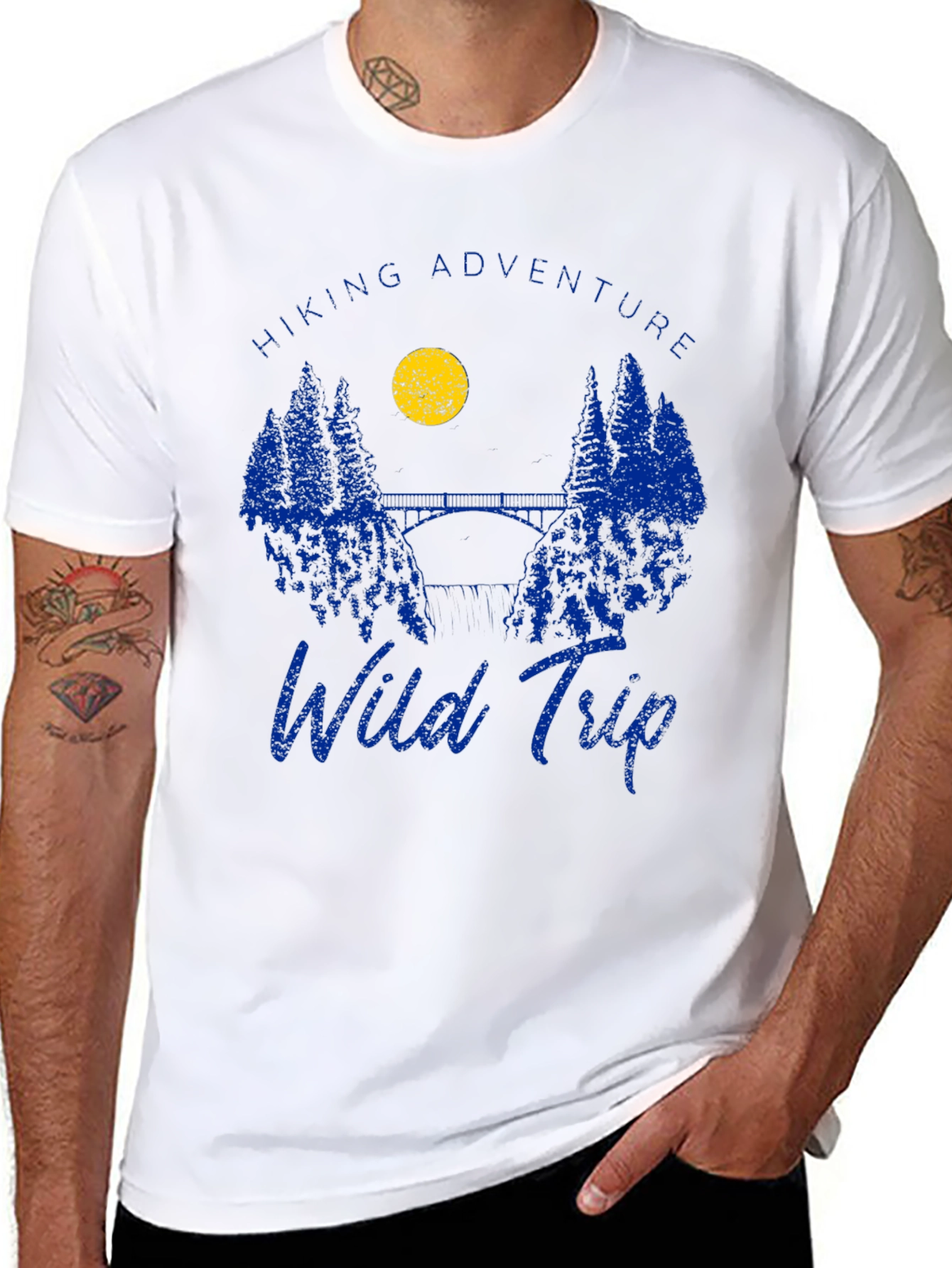 Hiking Adventure Wild Trip Graphic Tee