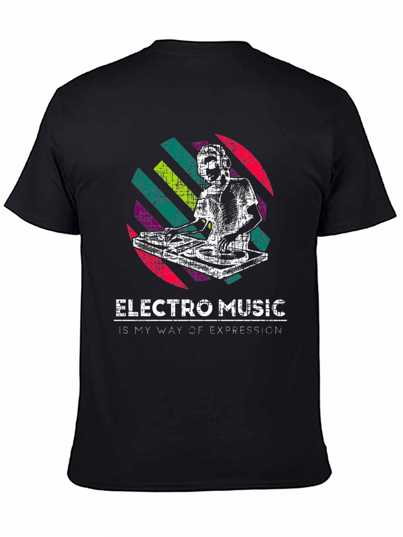 Electro Music DJ Graphic T-Shirt