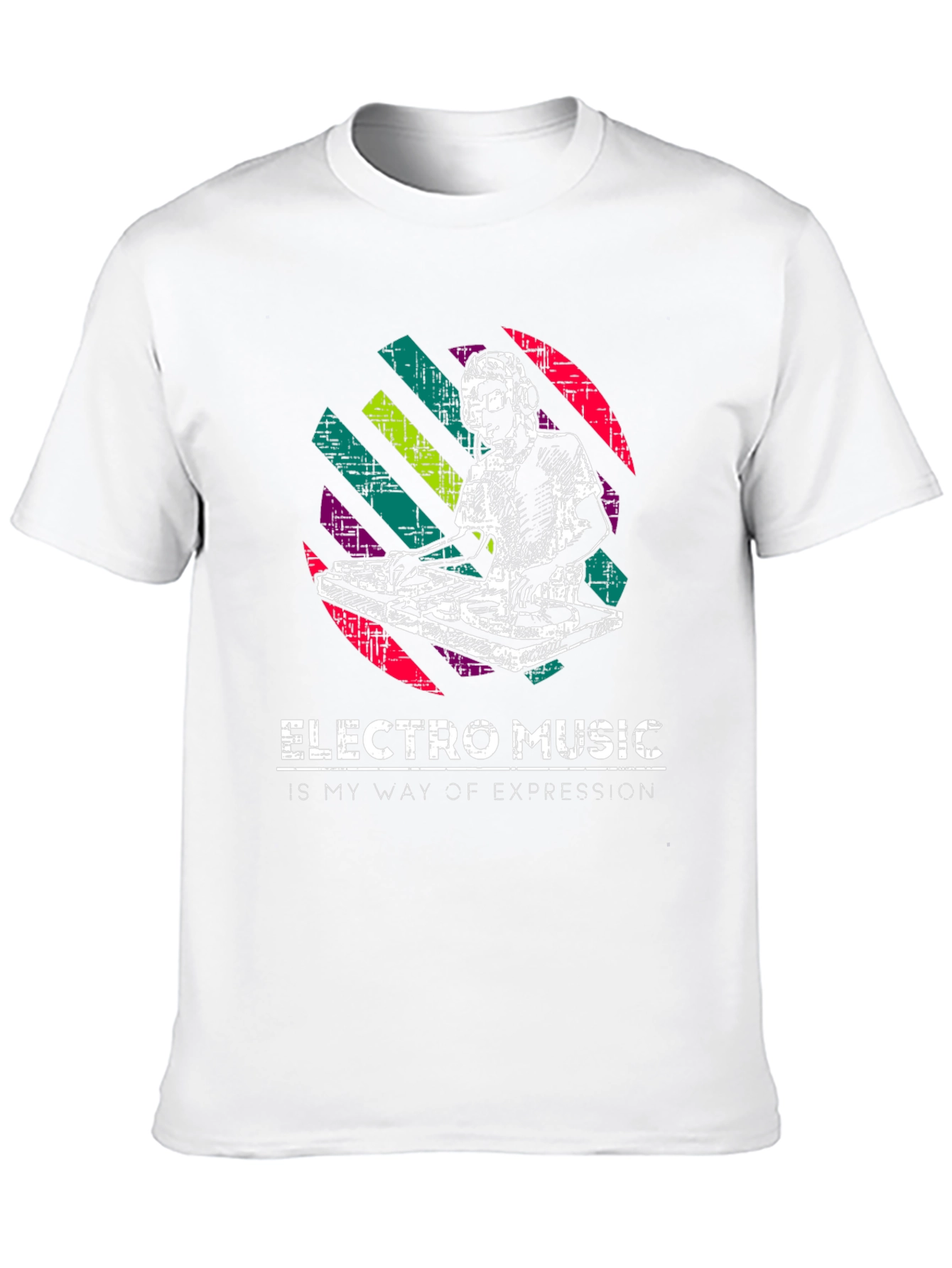 Electro Music DJ Graphic T-Shirt