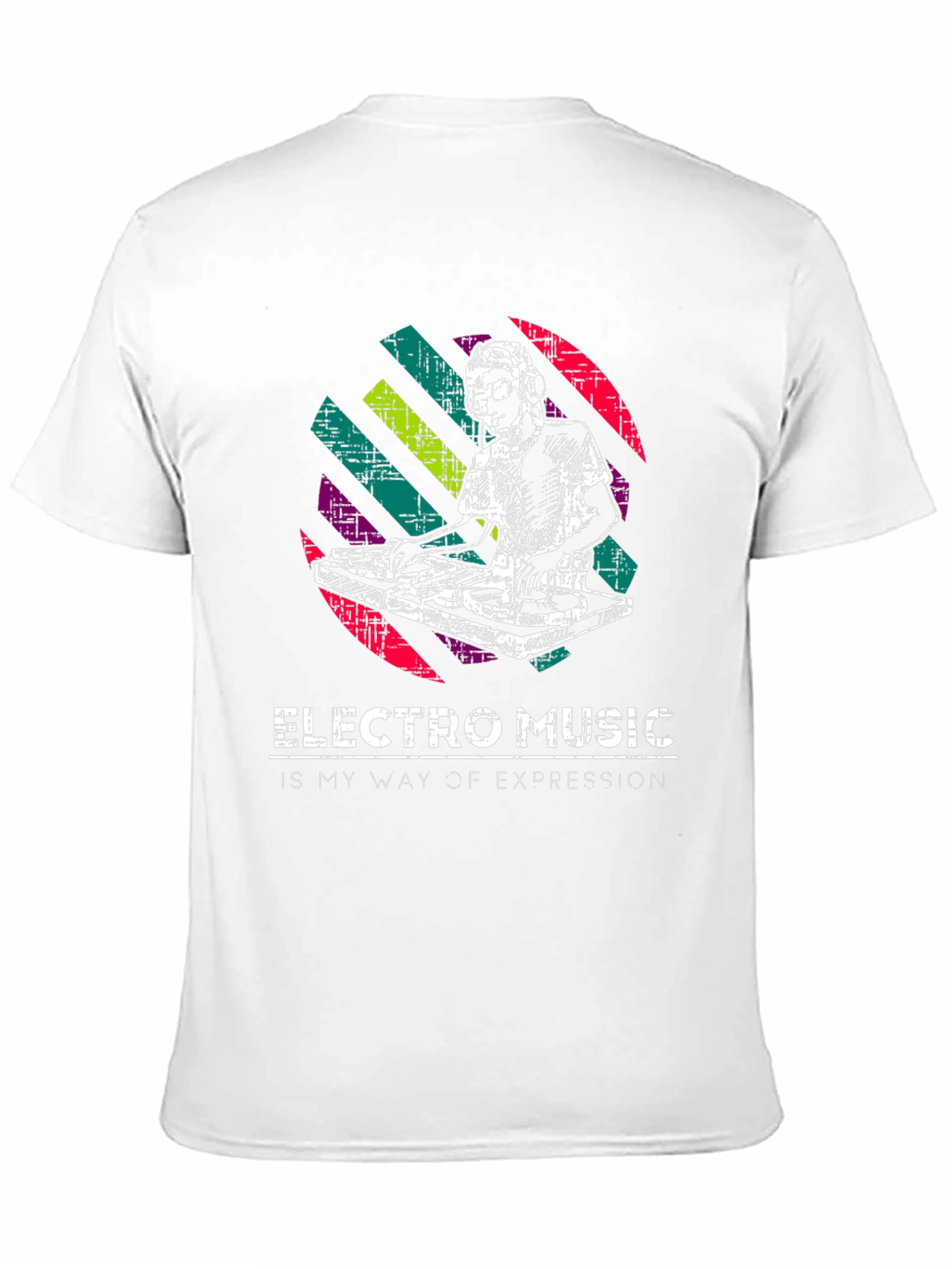 Electro Music DJ Graphic T-Shirt
