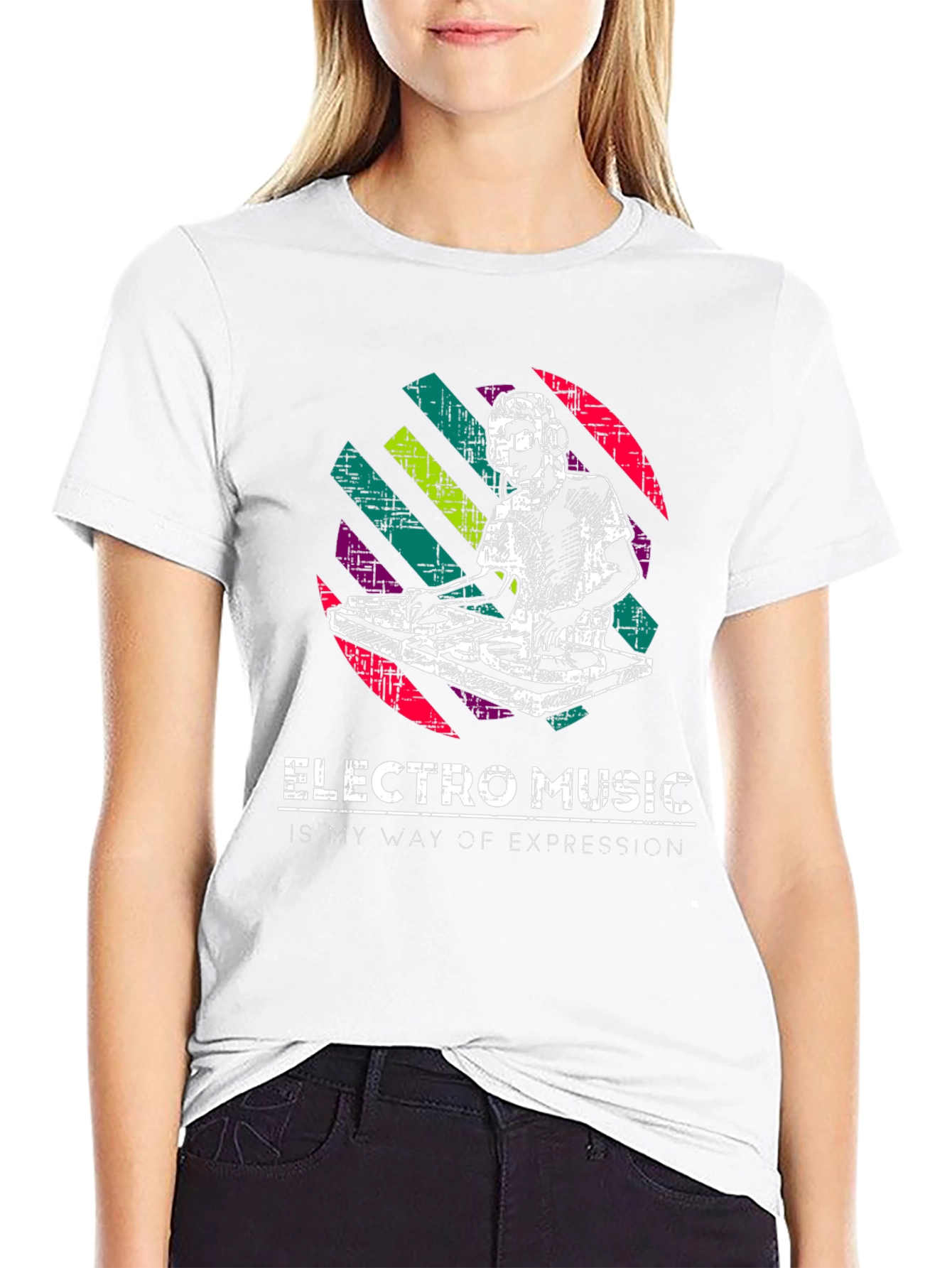 Electro Music DJ Graphic T-Shirt