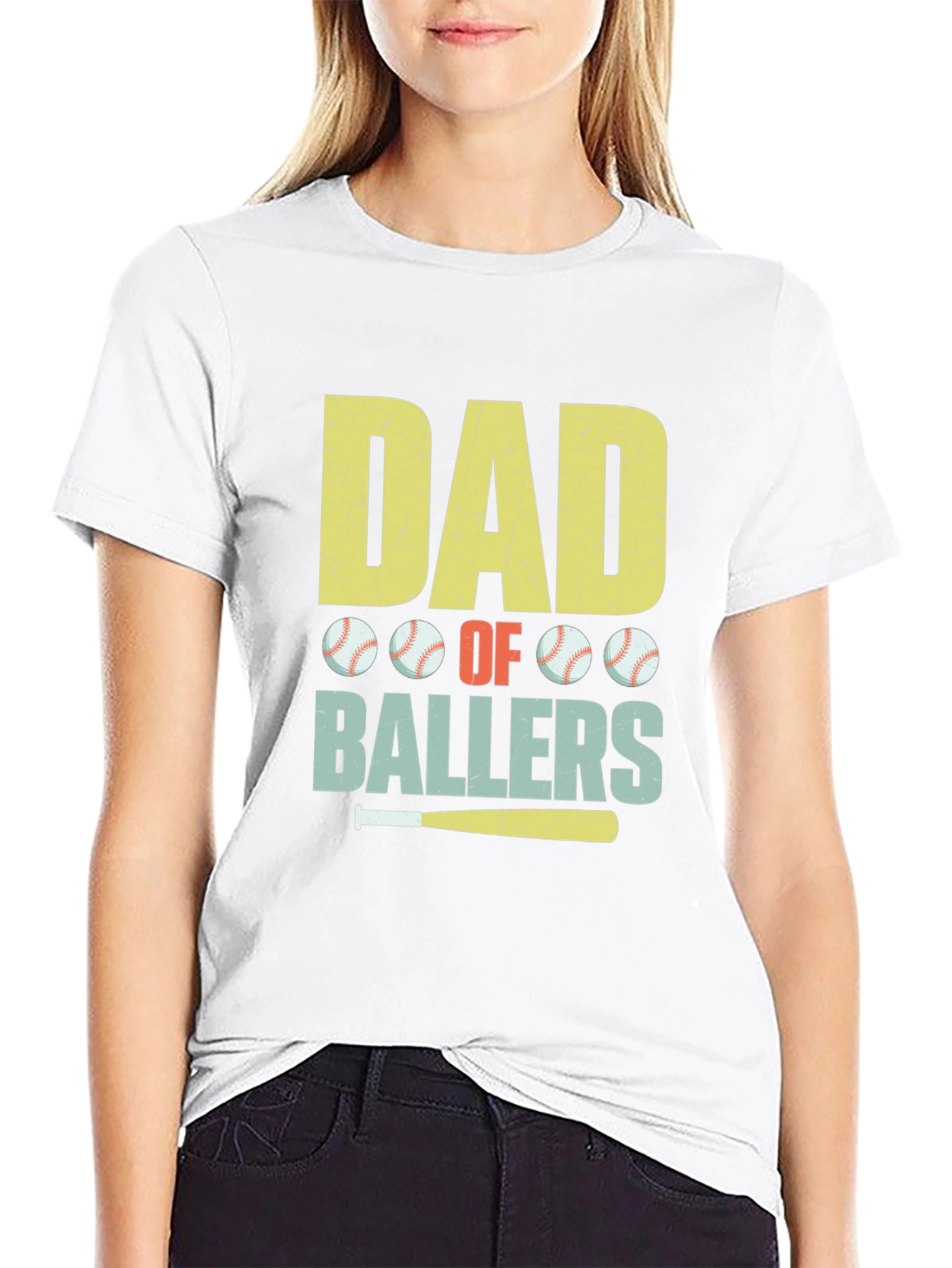 Dad of Ballers Graphic T-Shirt