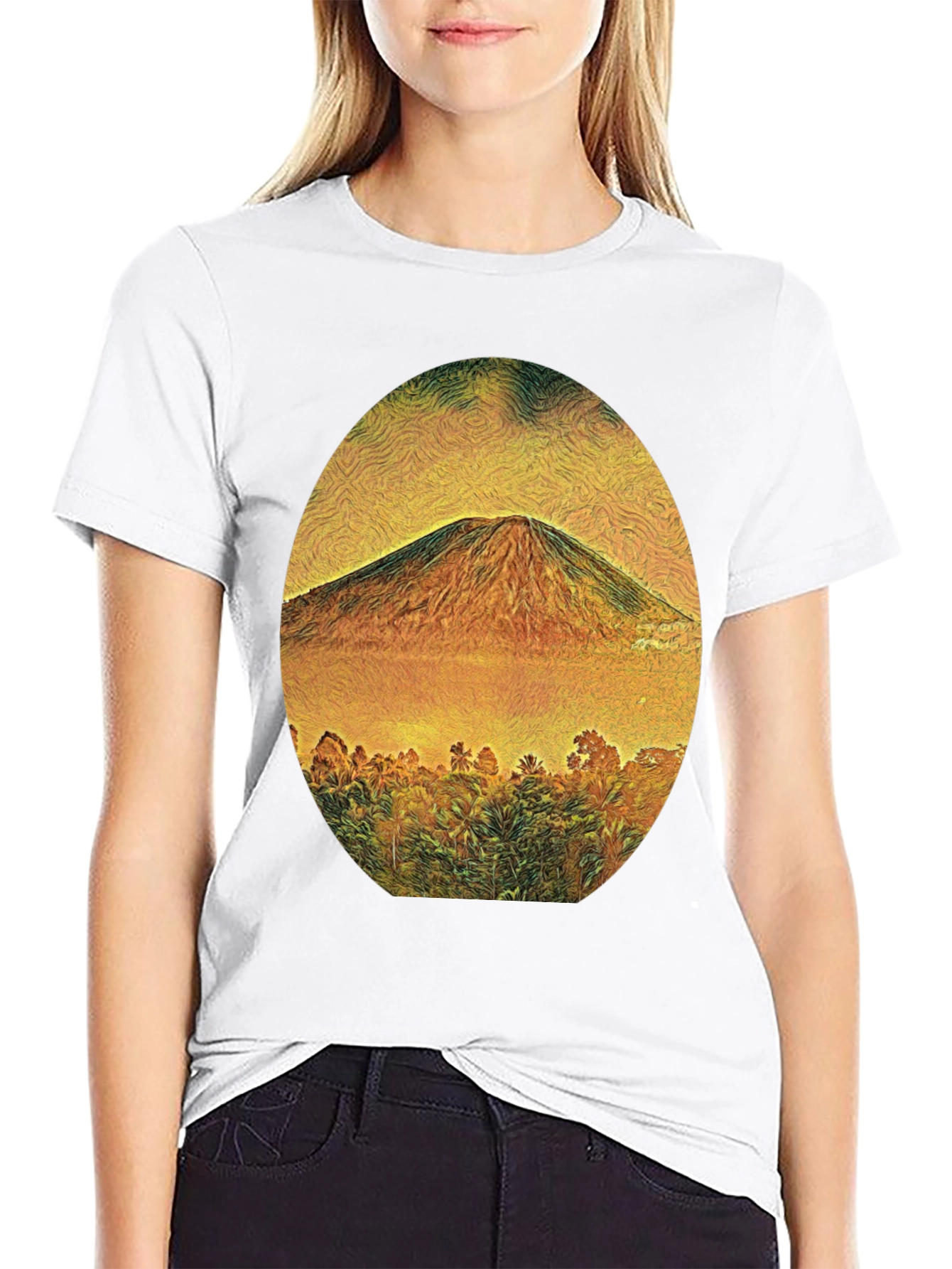 Mountain View Graphic Tee - Black