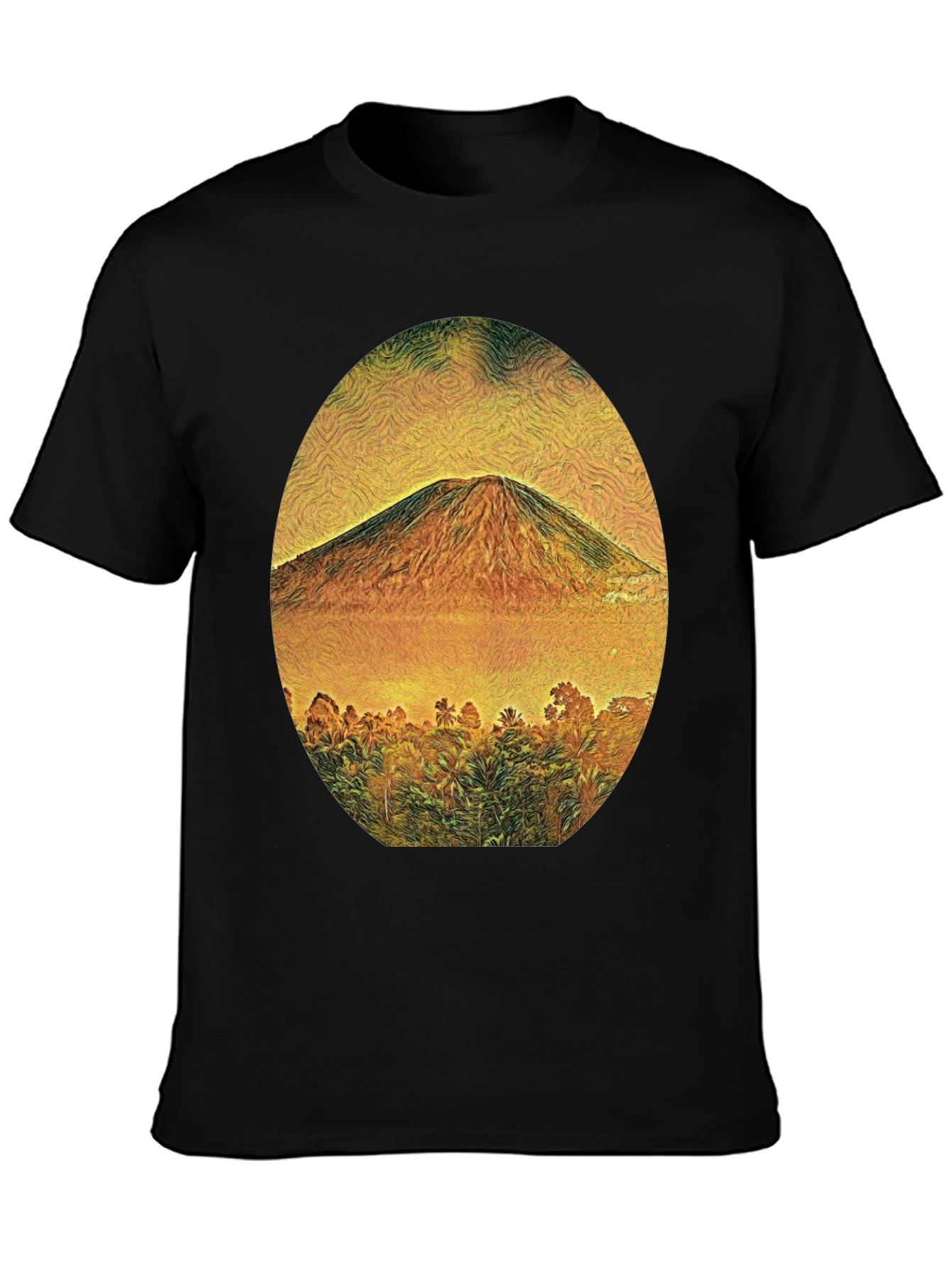 Mountain View Graphic Tee - Black