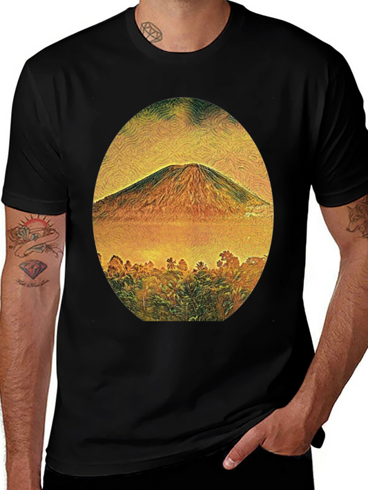 Mountain View Graphic Tee - Black