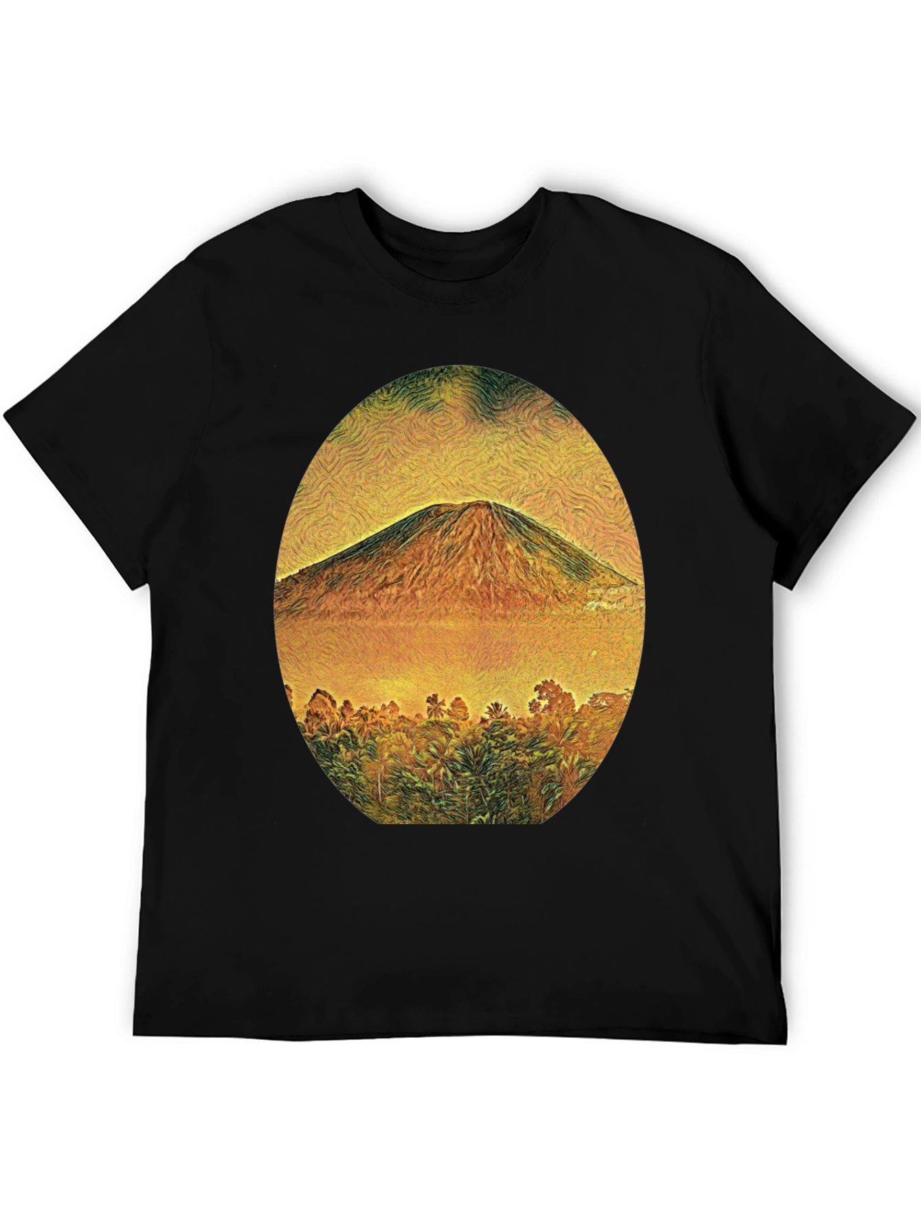 Mountain View Graphic Tee - Black