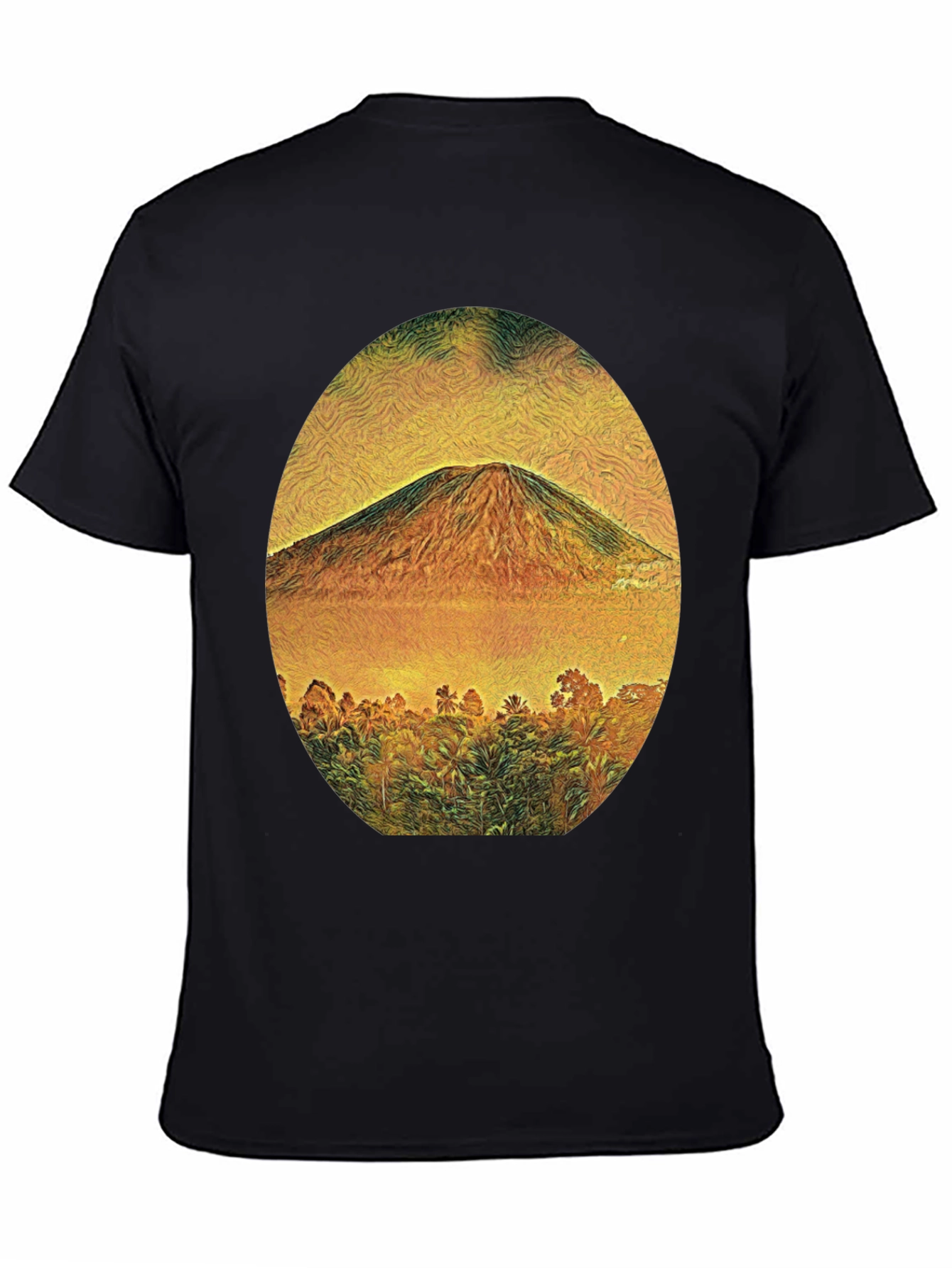 Mountain View Graphic Tee - Black