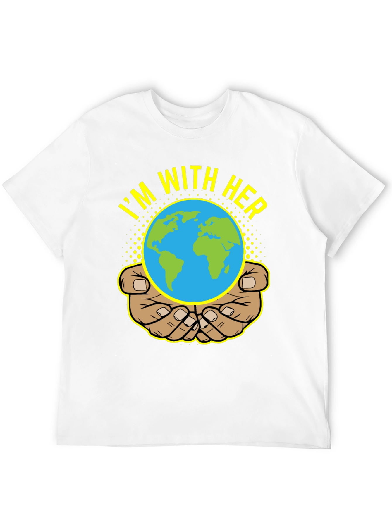 Im With Her Earth Graphic Tee
