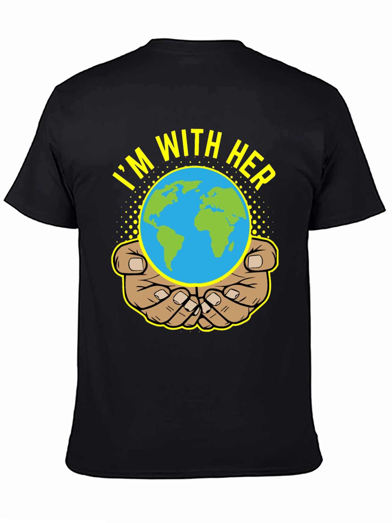 Im With Her Earth Graphic Tee