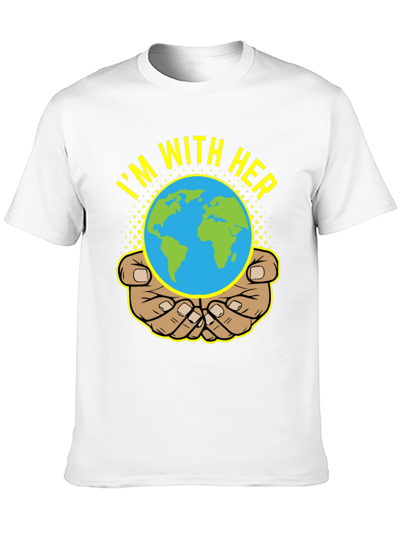 Im With Her Earth Graphic Tee