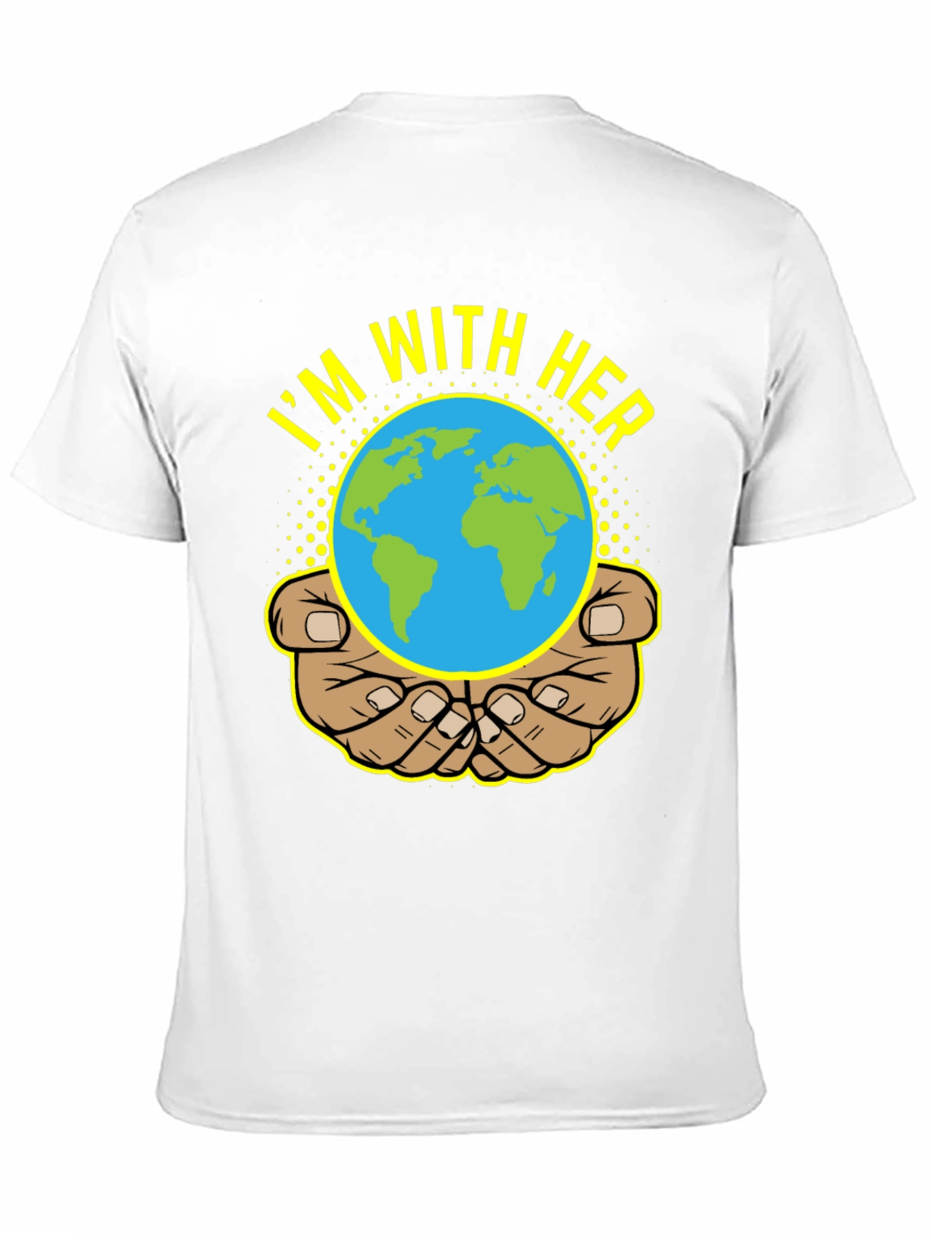 Im With Her Earth Graphic Tee