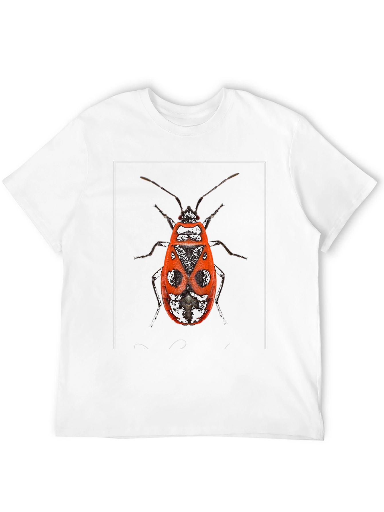 Red Bug Graphic Tee - Unique Insect Design