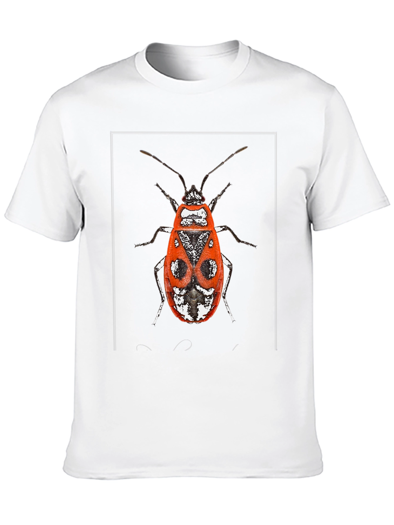 Red Bug Graphic Tee - Unique Insect Design