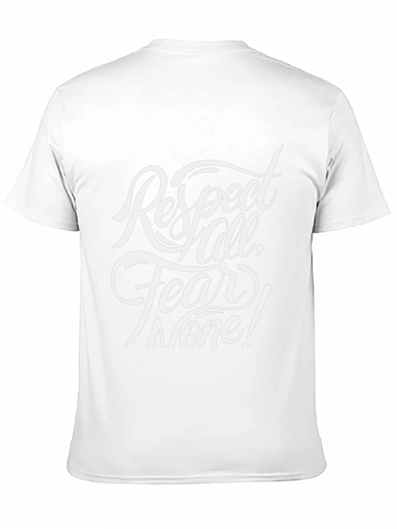 Respect All Fear None Graphic T-Shirt