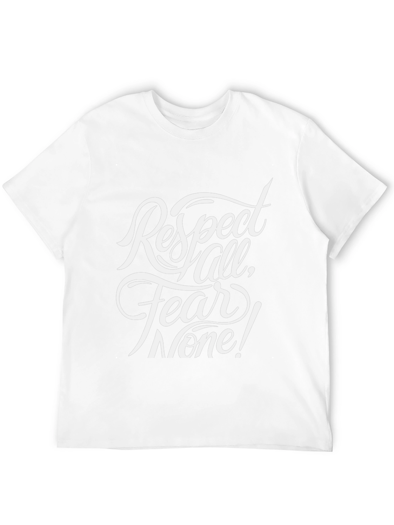 Respect All Fear None Graphic T-Shirt