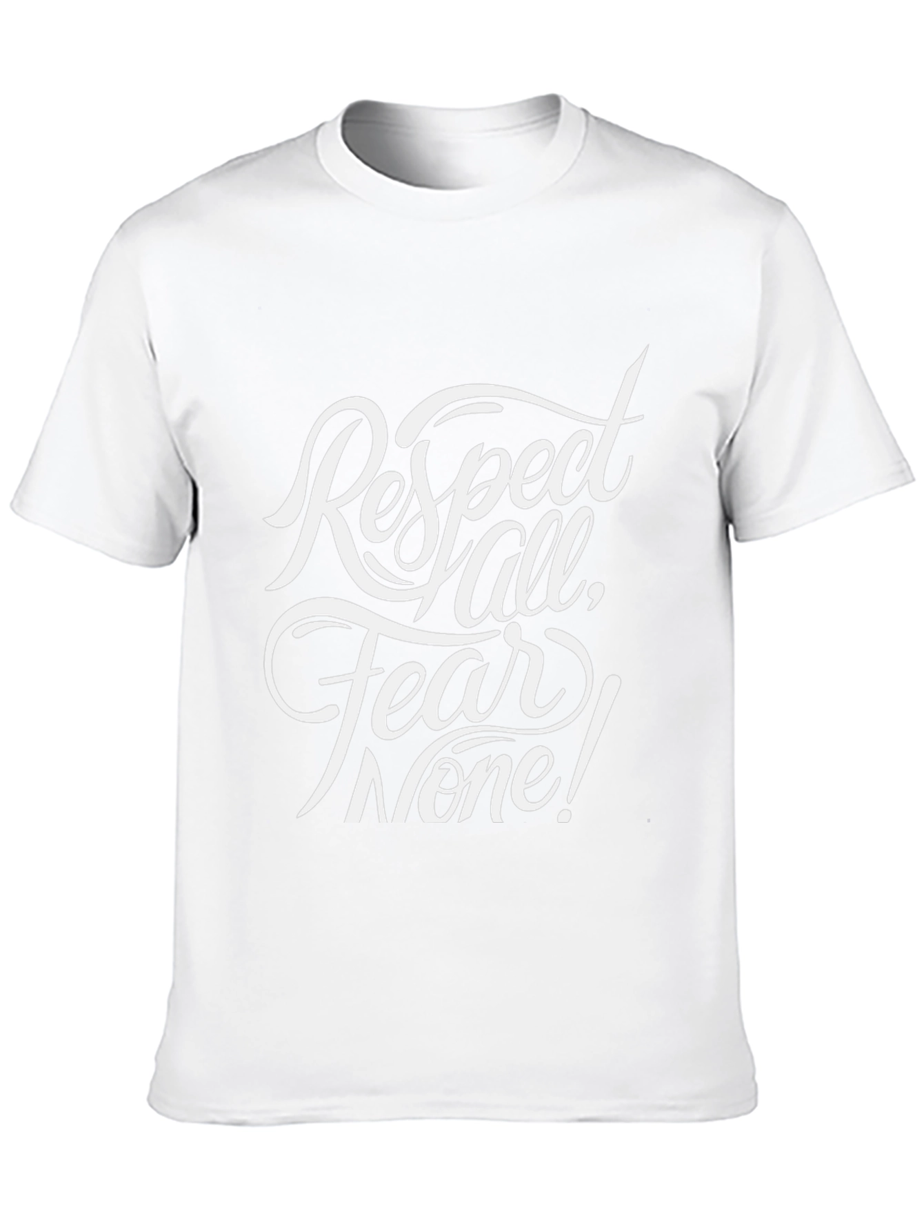 Respect All Fear None Graphic T-Shirt