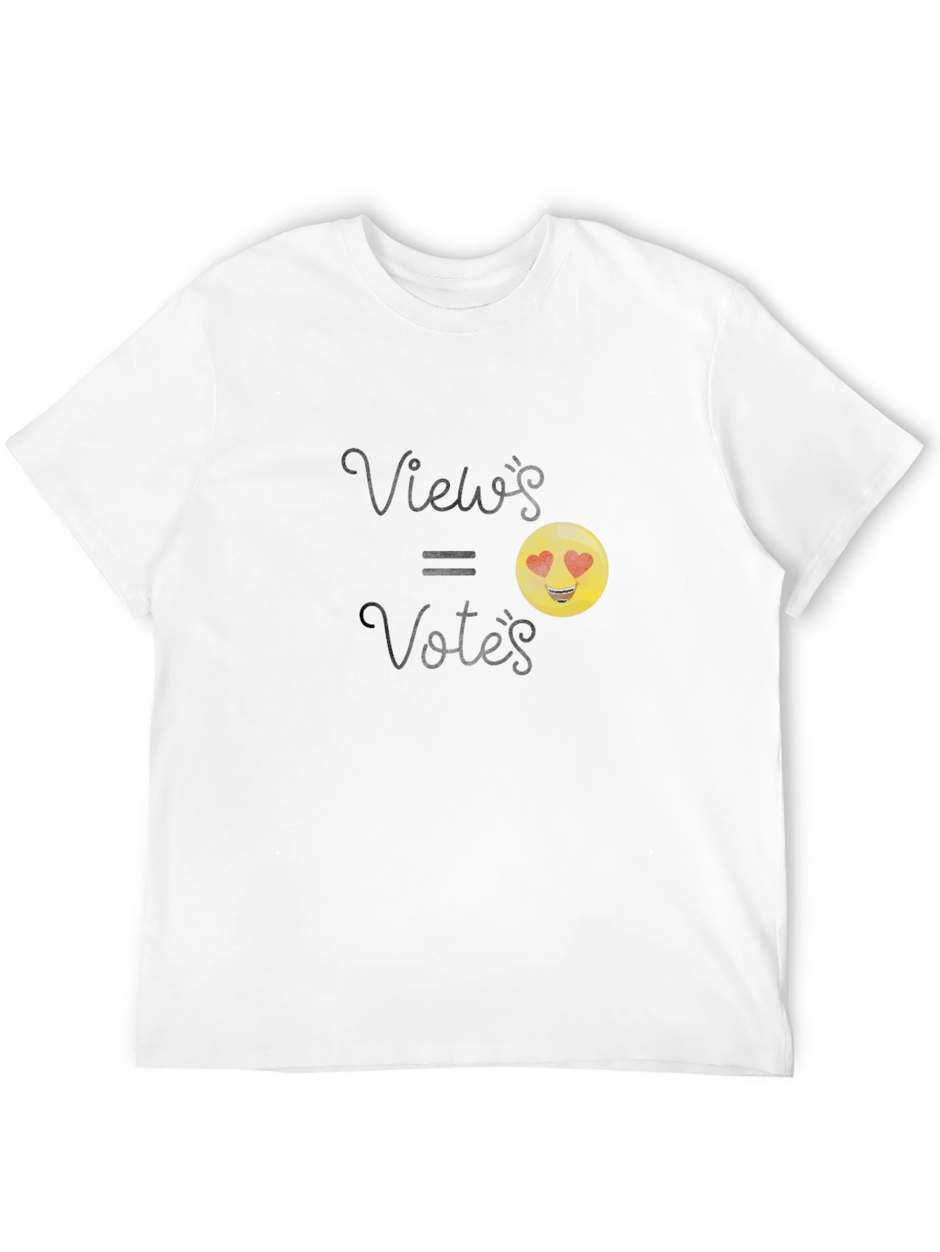 Views = Votes Emoji Graphic T-Shirt