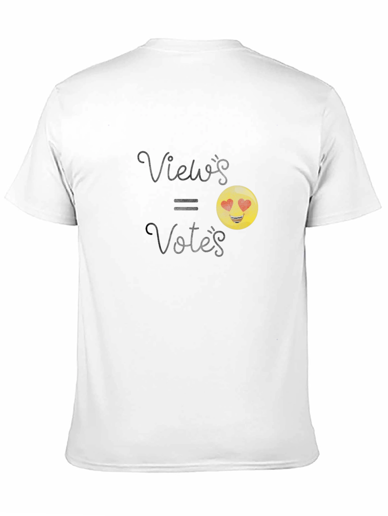 Views = Votes Emoji Graphic T-Shirt