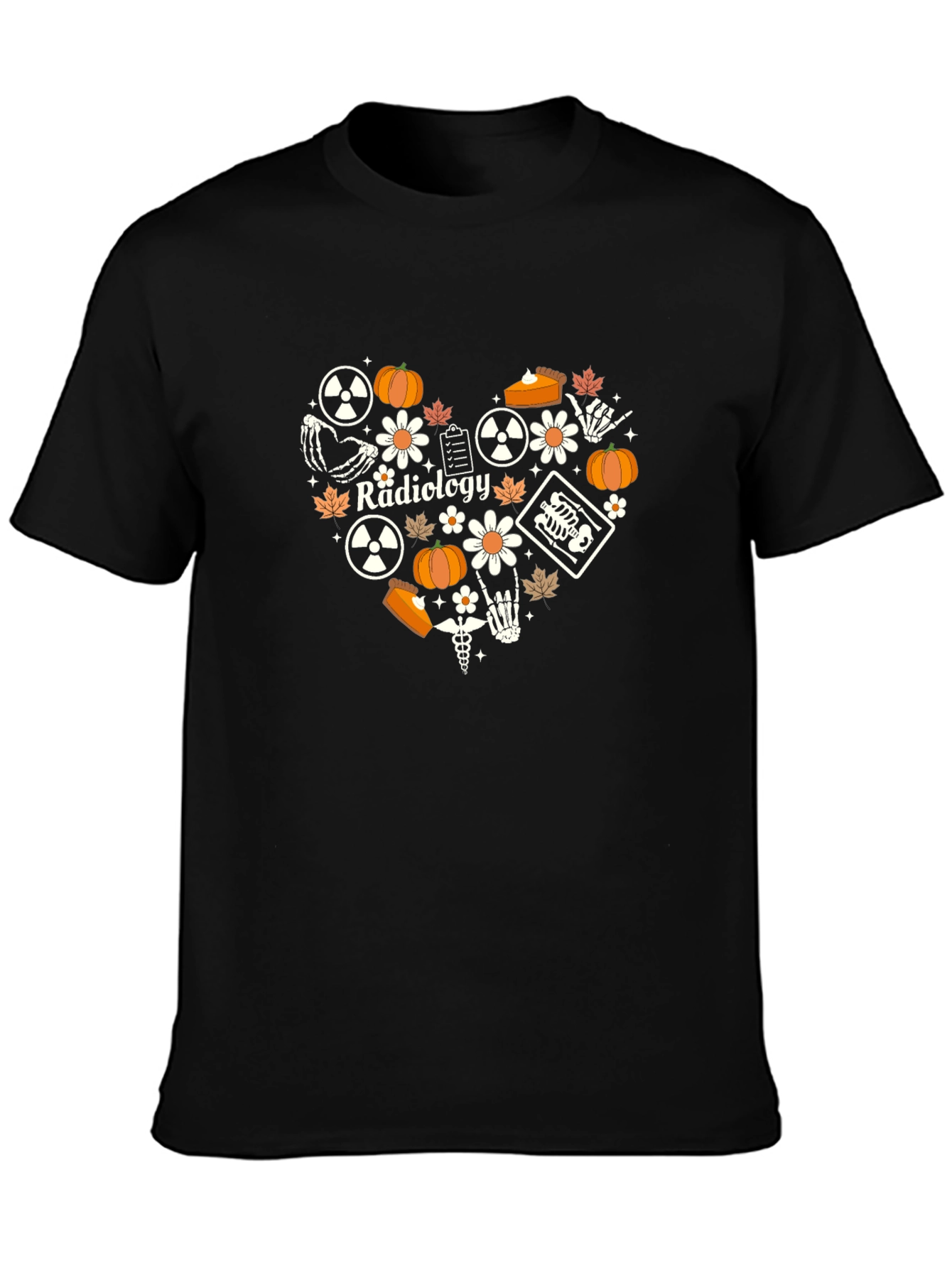 Radiology Fall Heart T-Shirt